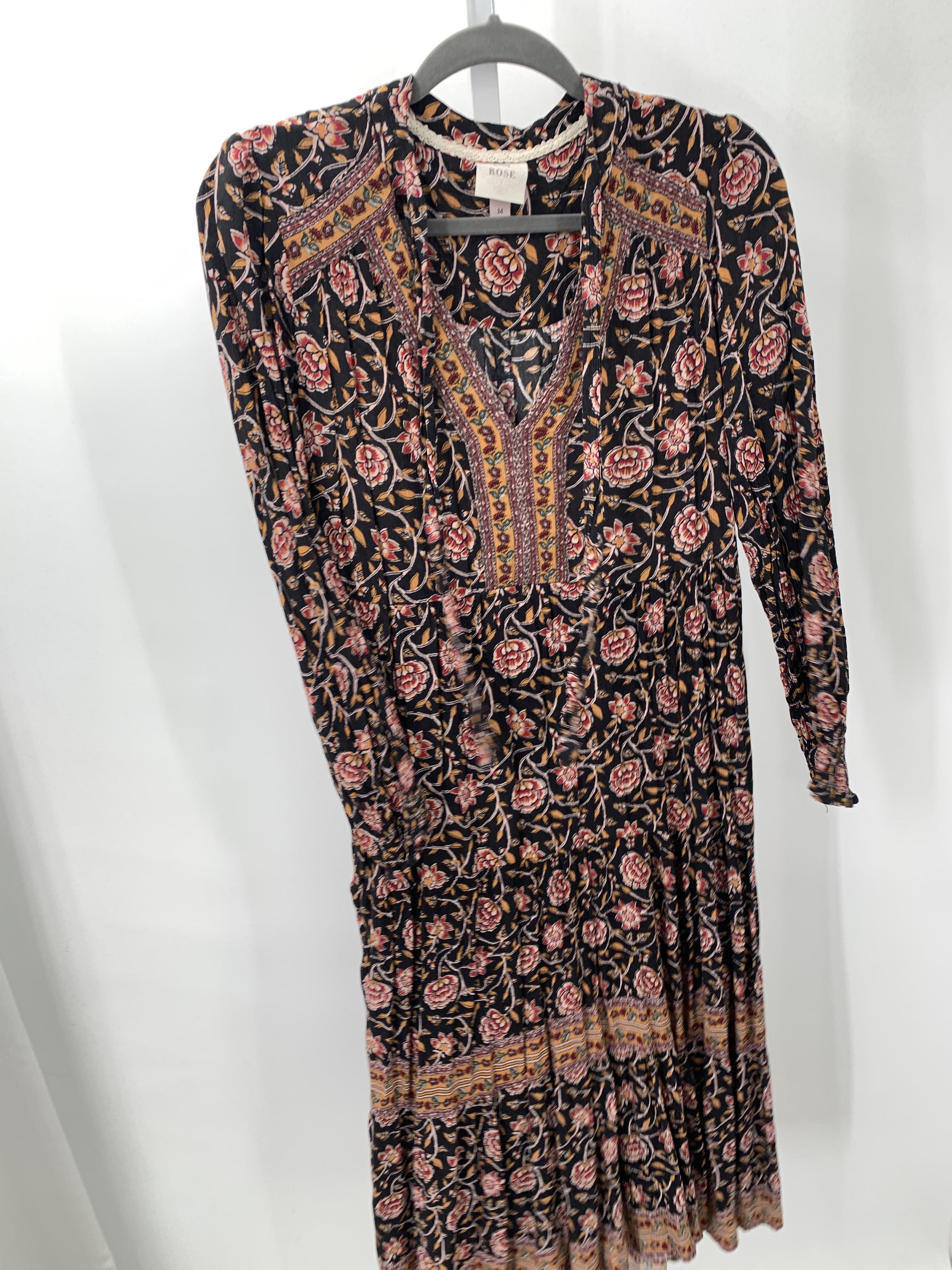 Knox Rose Size Medium Misses Long Sleeve Dress