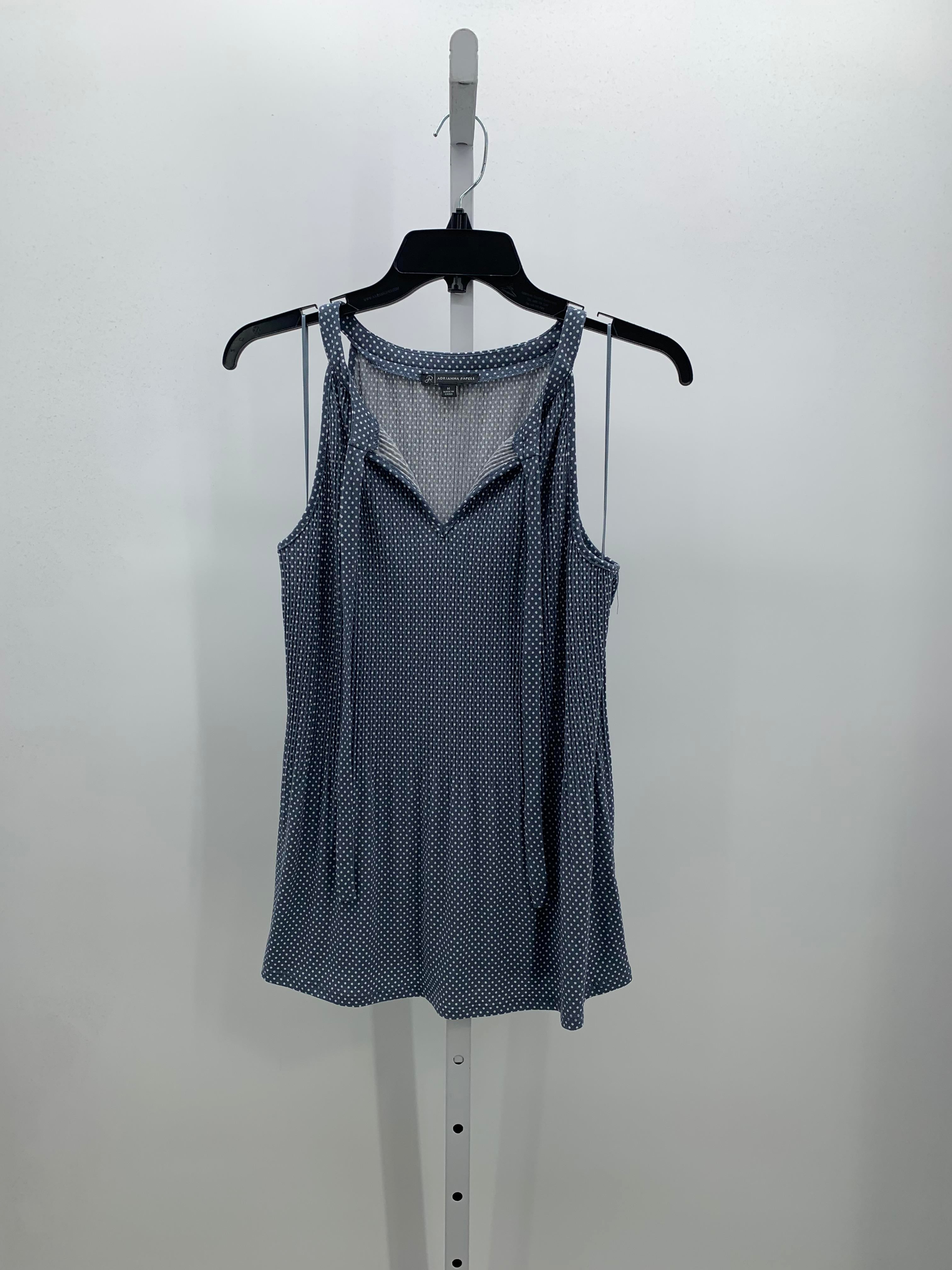 Adrianna Papell Size Medium Misses Sleeveless Shirt