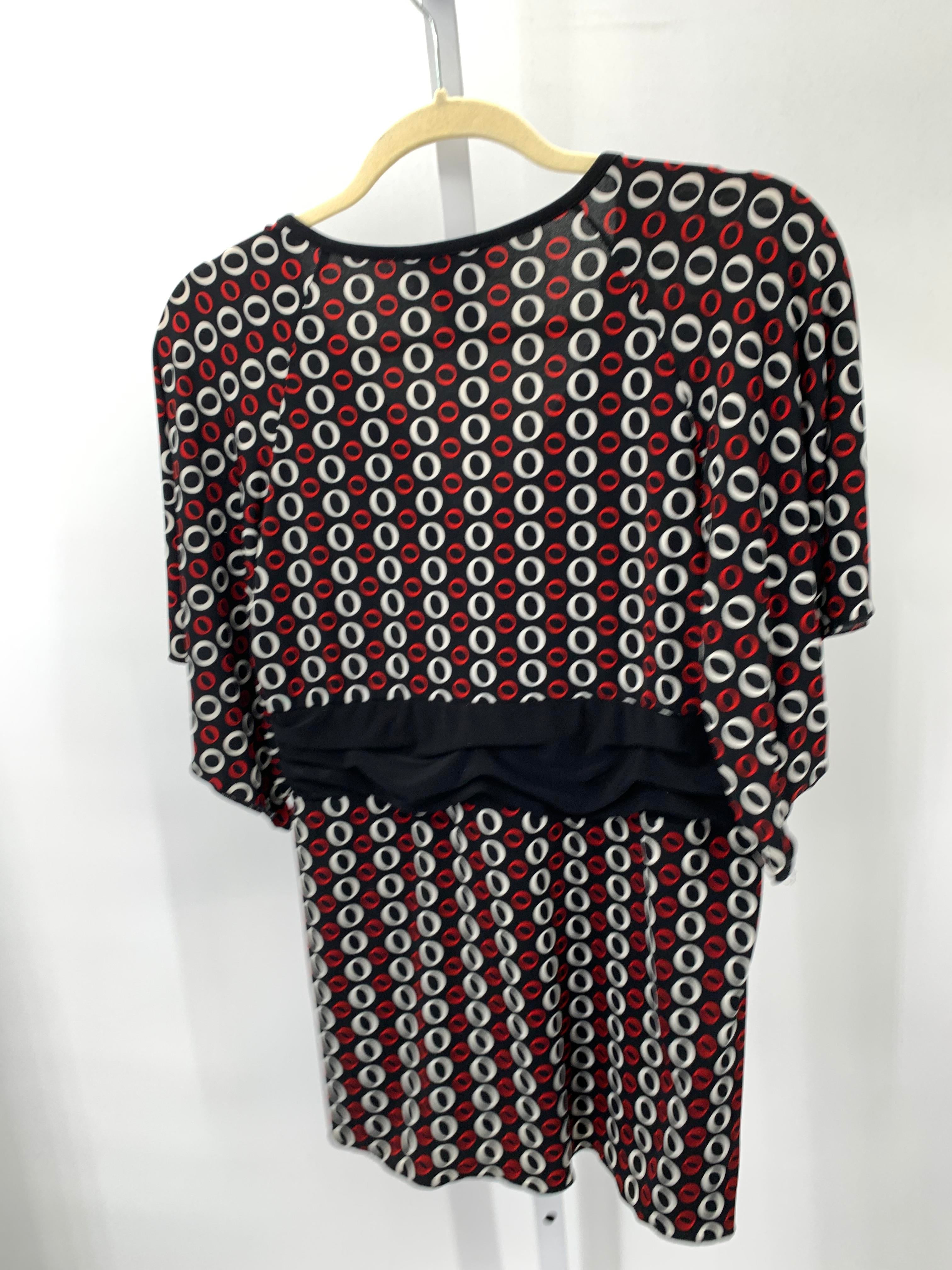 Studio 1940 Size Large Misses Short Sleeve Shirt