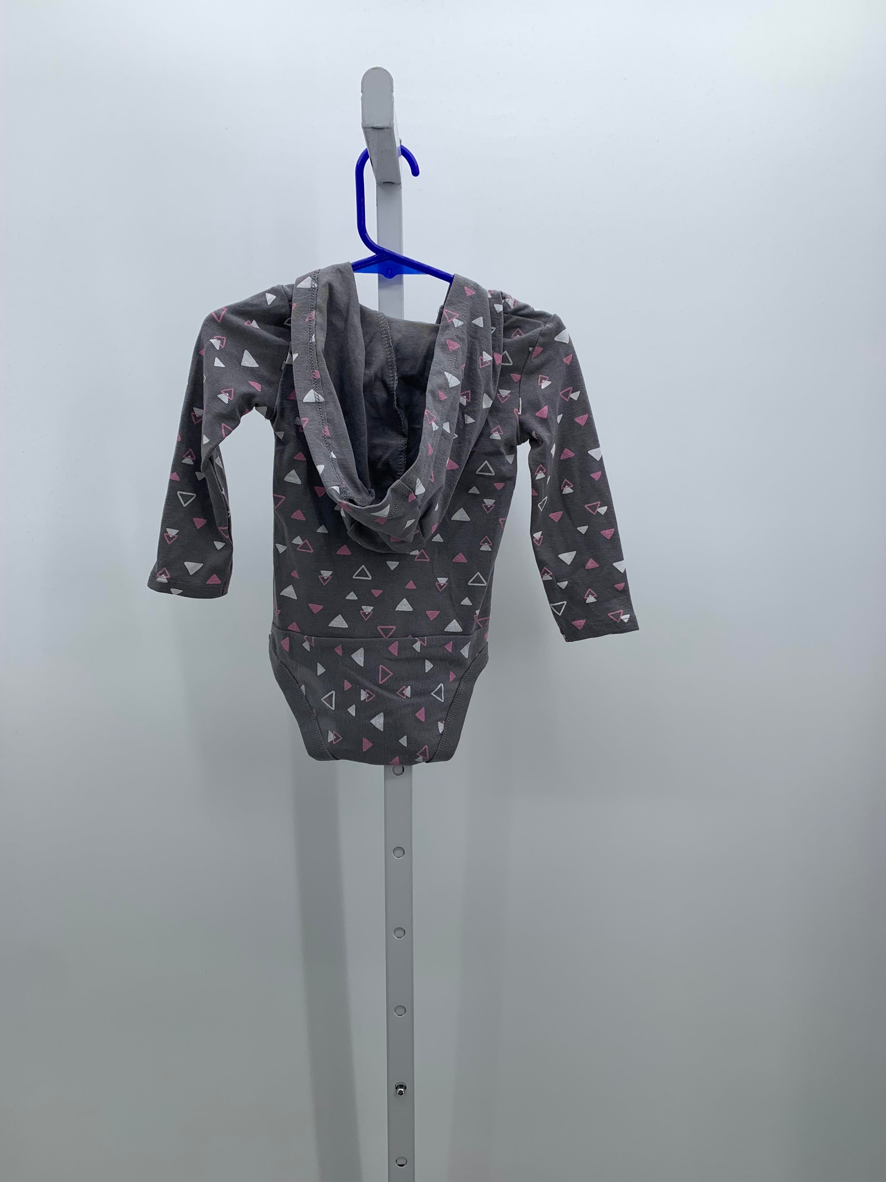 Hanes Size 12-18 Months Girls Long Sleeve Shirt