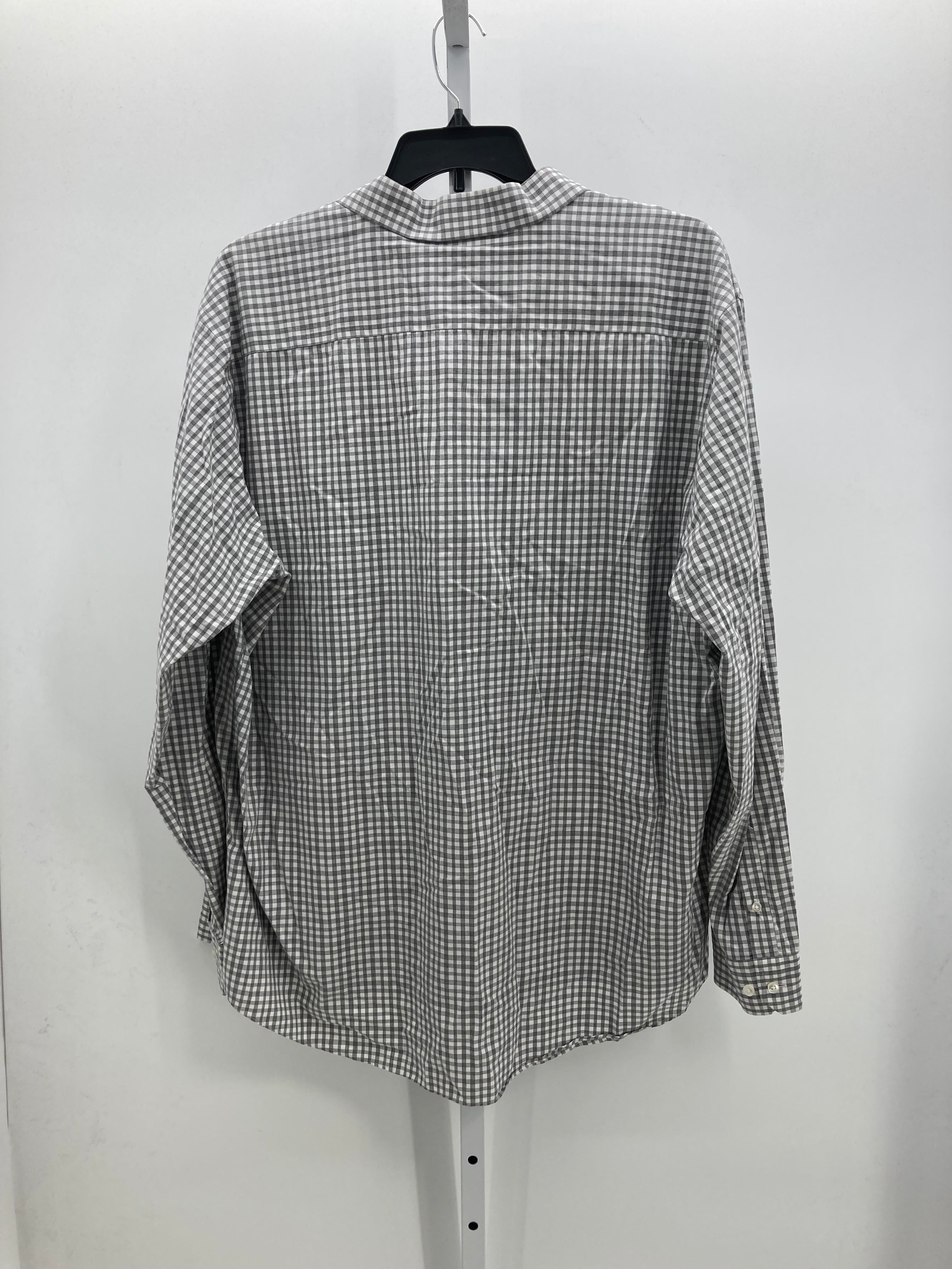 TALL PLAID BTN DOWN.
