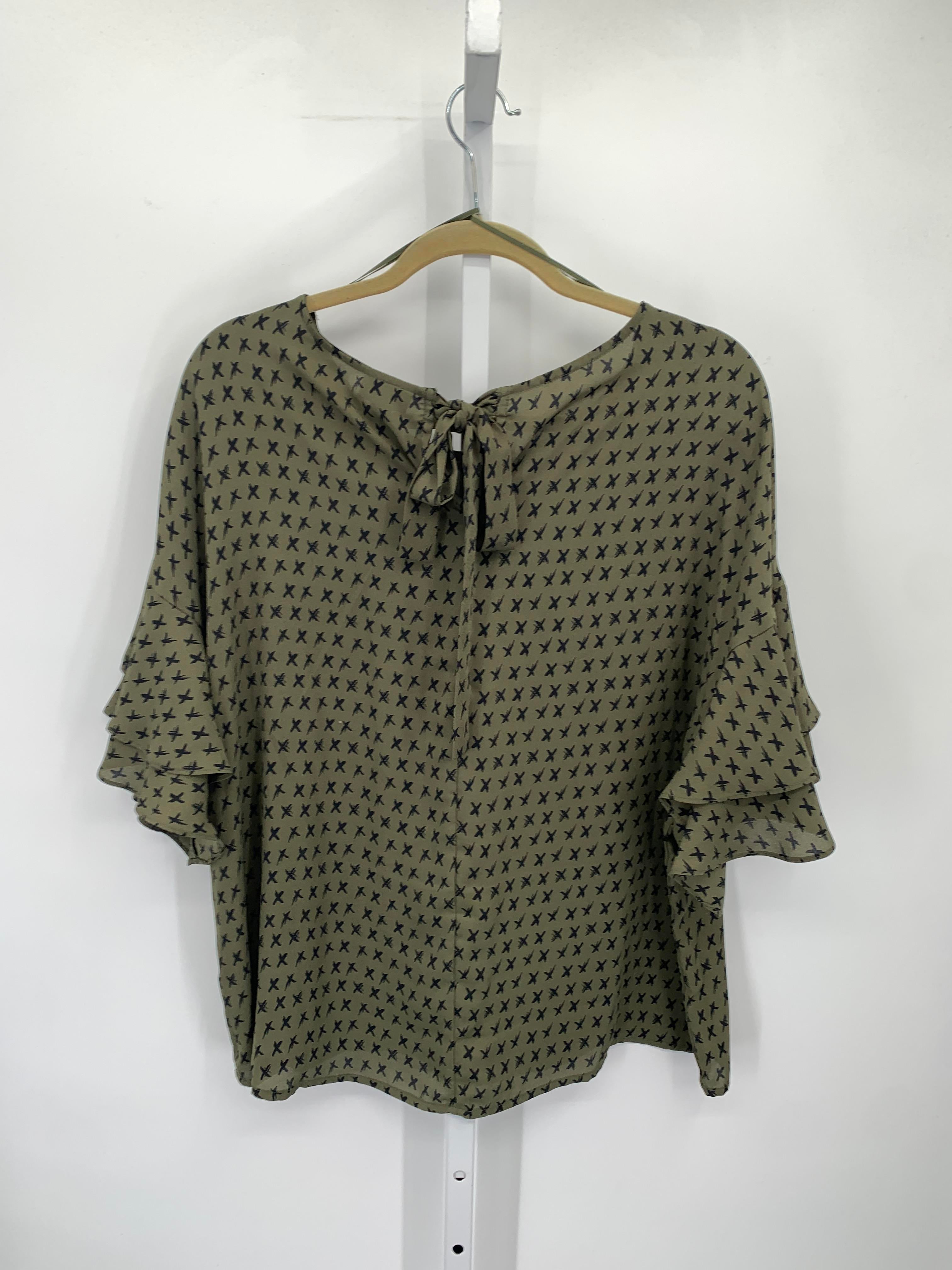 A.N.A. Size Extra Large Misses Short Sleeve Shirt