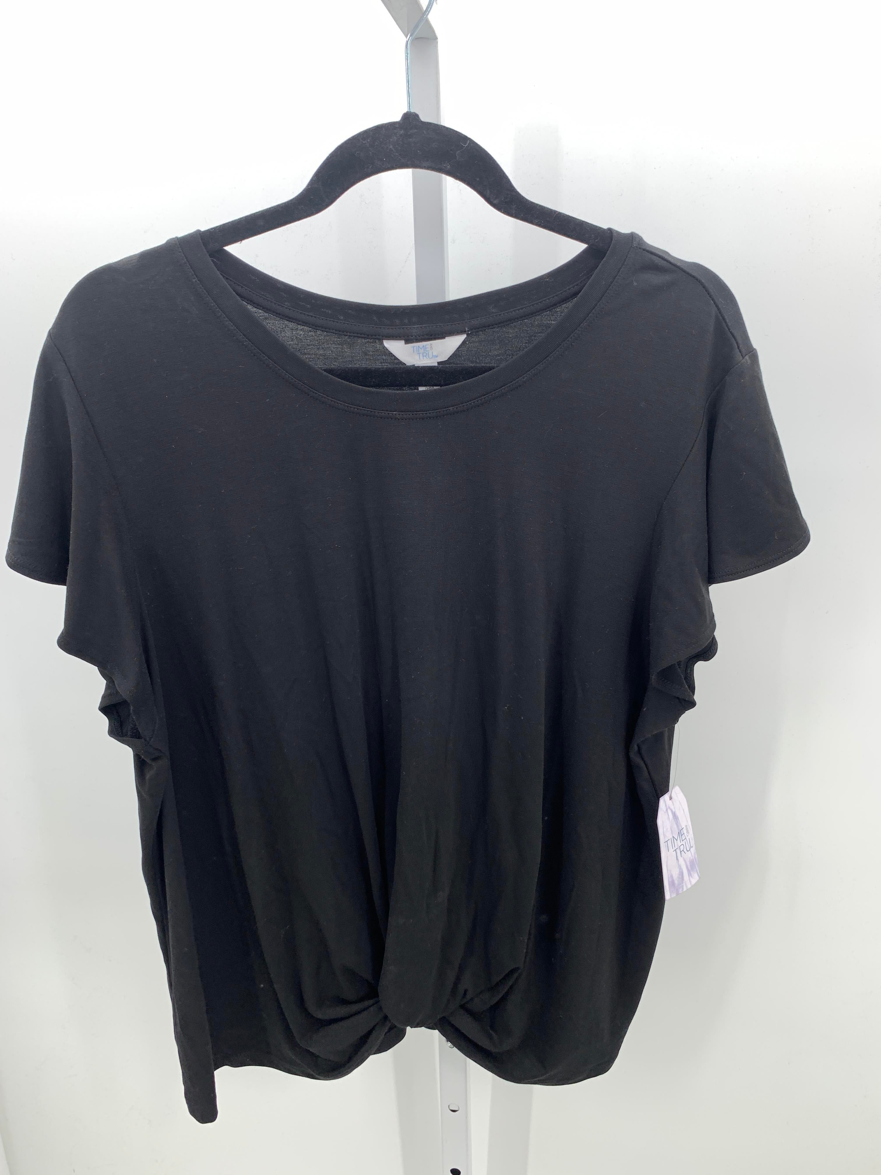 Time and Tru Size XXL Misses Short Sleeve Shirt