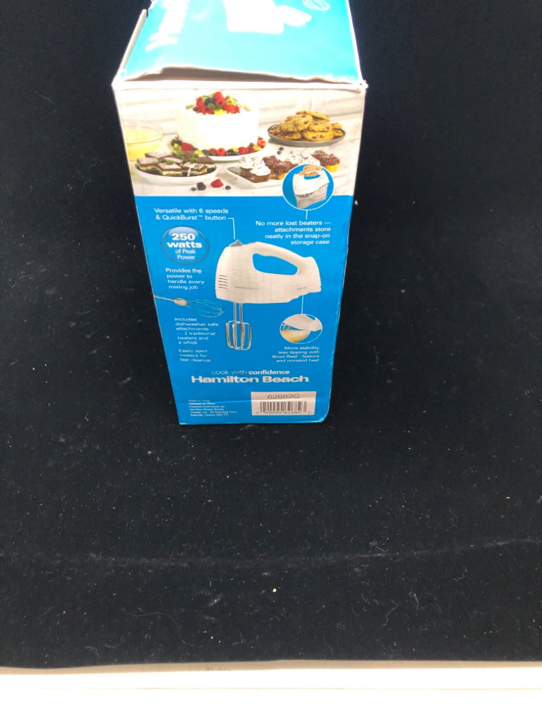 NIB HAND MIXER - HAMILTON BEACH.