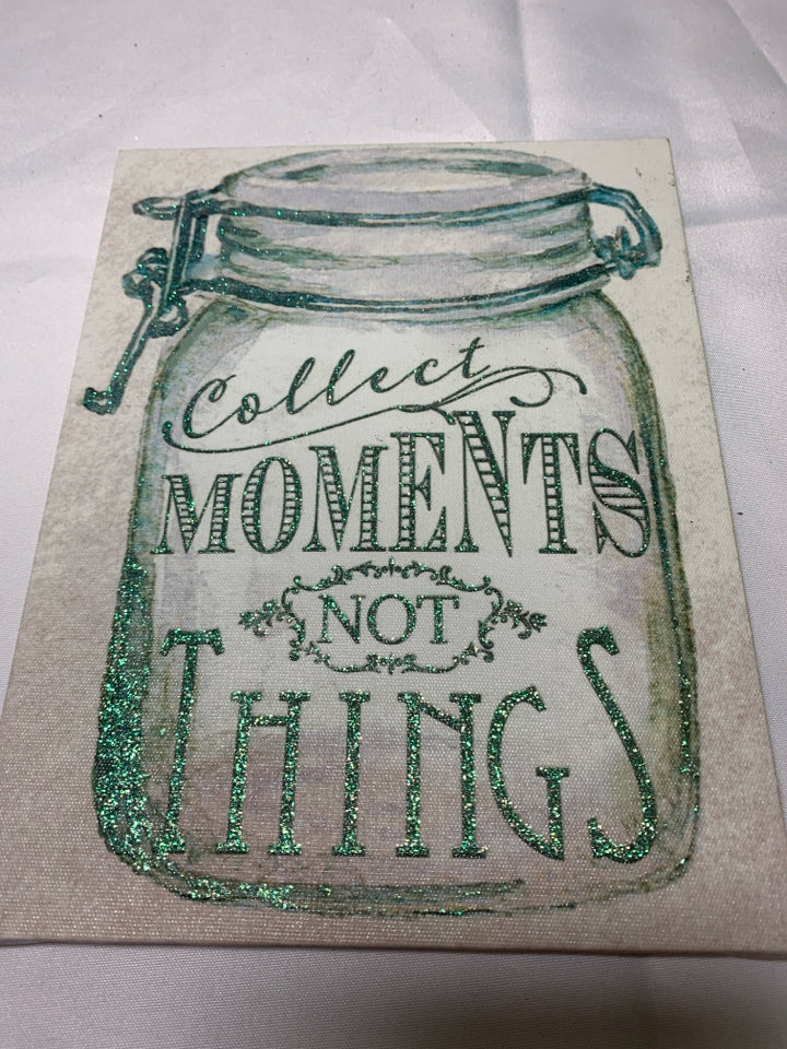 COLLECT MOMENTS MASON JAR SMALL CANVAS.