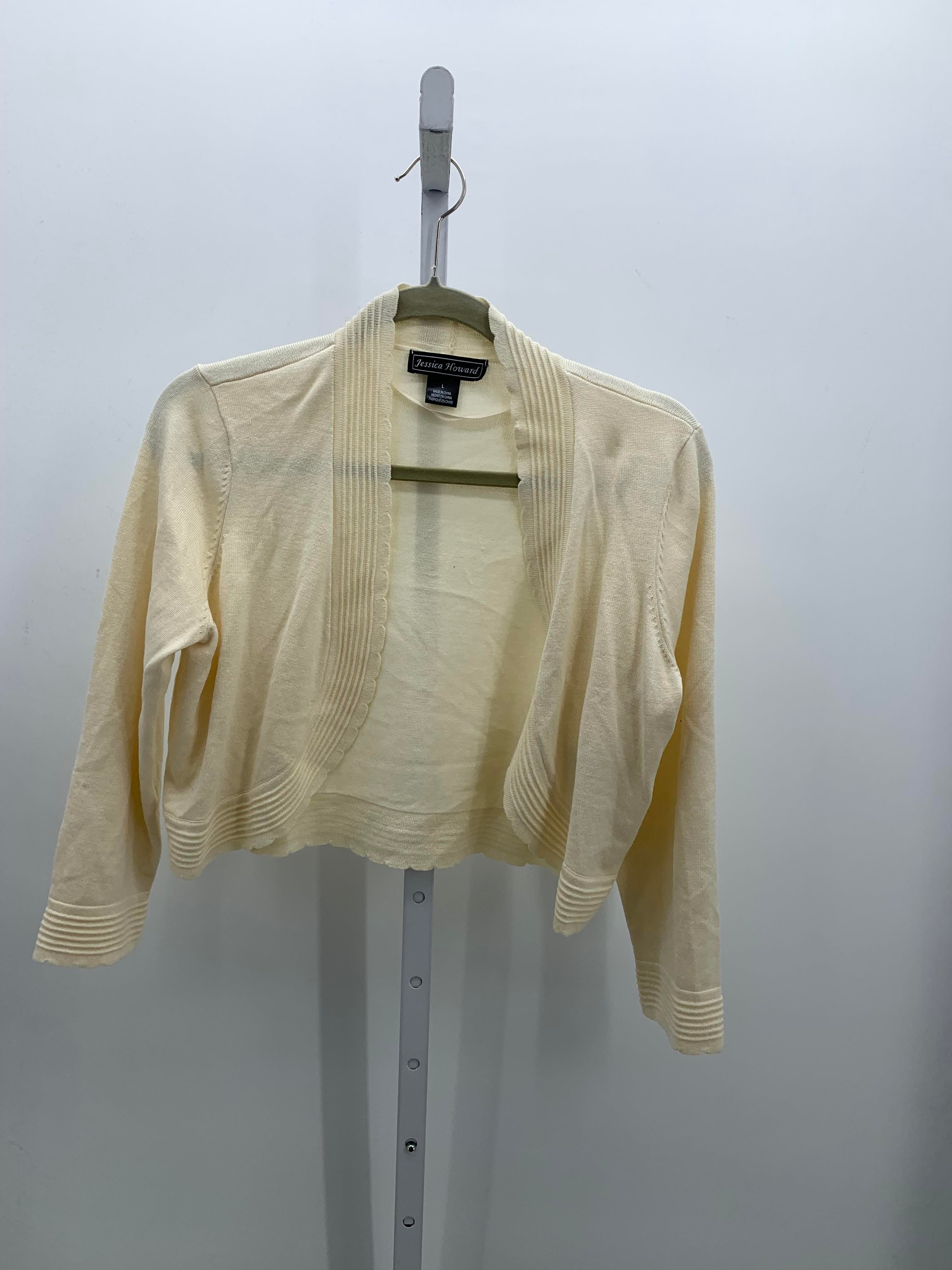 Jessica Howard Size Large Misses Cardigan