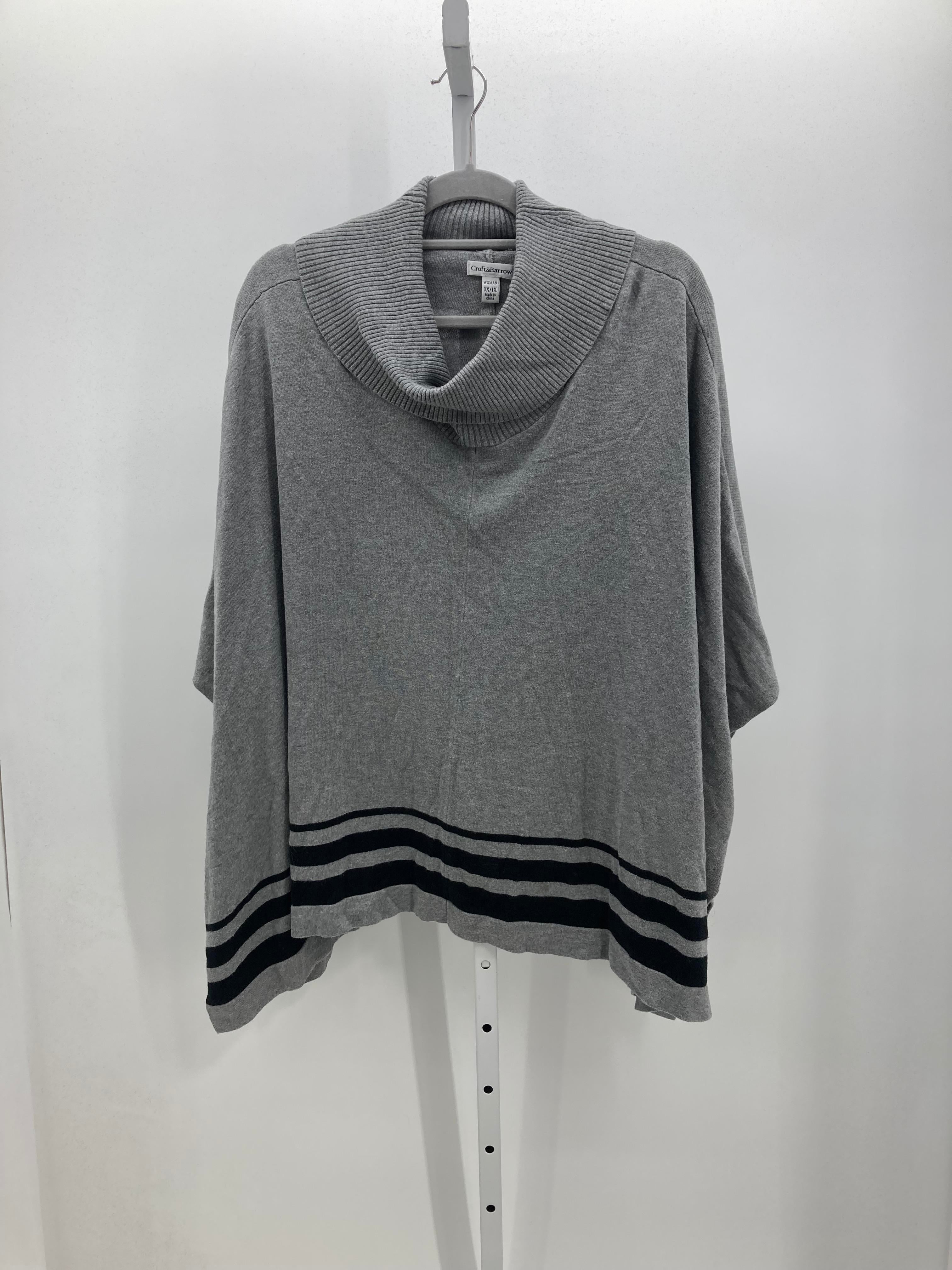 Croft & Barrow Size 0X Womens Long Slv Sweater