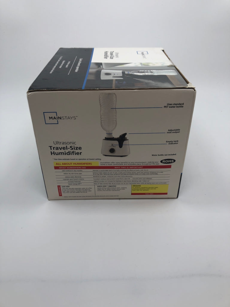 NIB TRAVEL SIZE HUMIDIFIER.