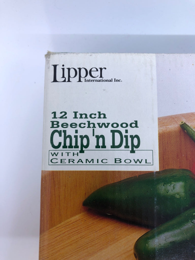 NIB LIPPER CHIP AND DIP.