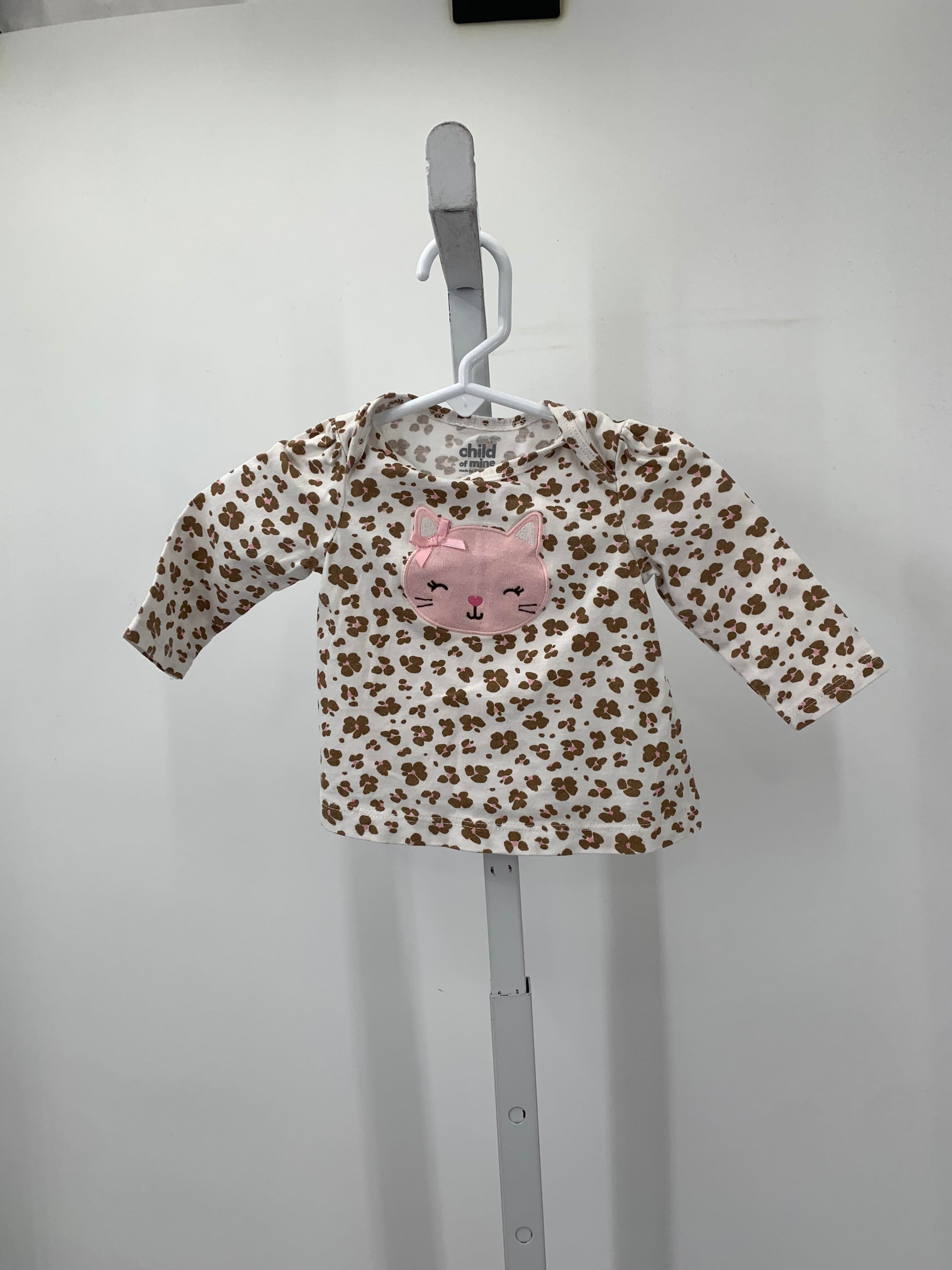 Child of Mine Size 0-3 months Girls Long Sleeve Shirt