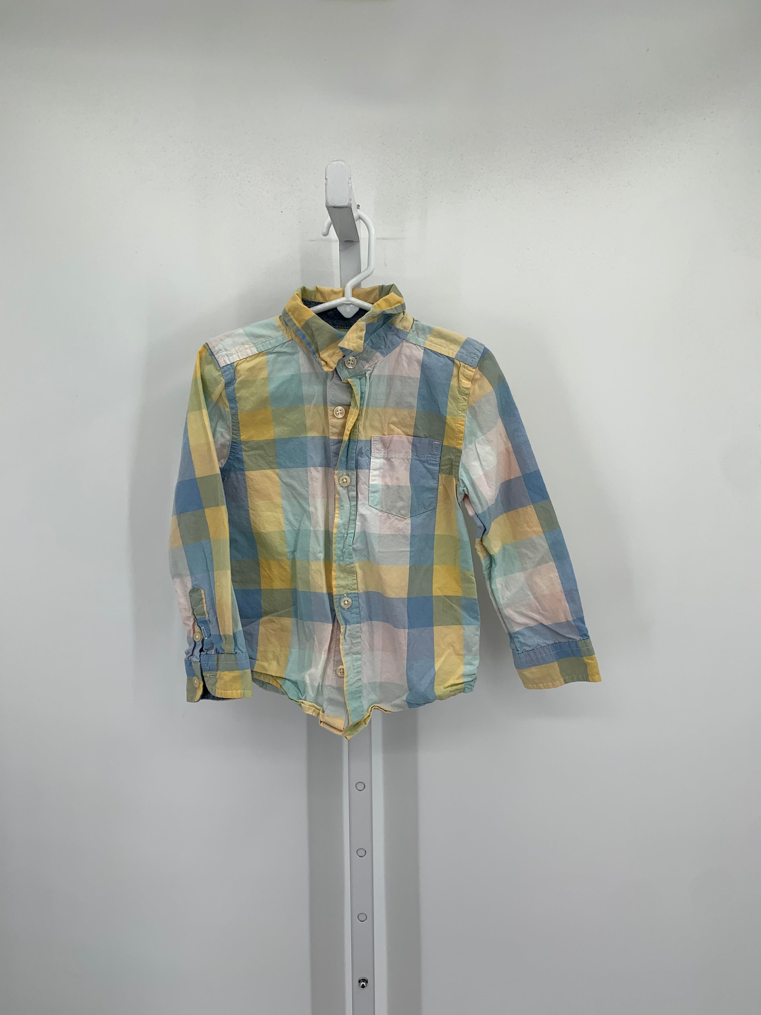 YELLOW PLAID BUTTON DOWN