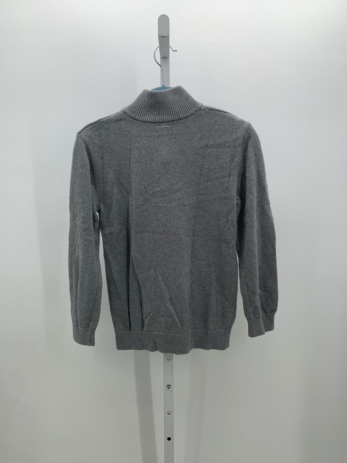 CABLED PARTIAL ZIP