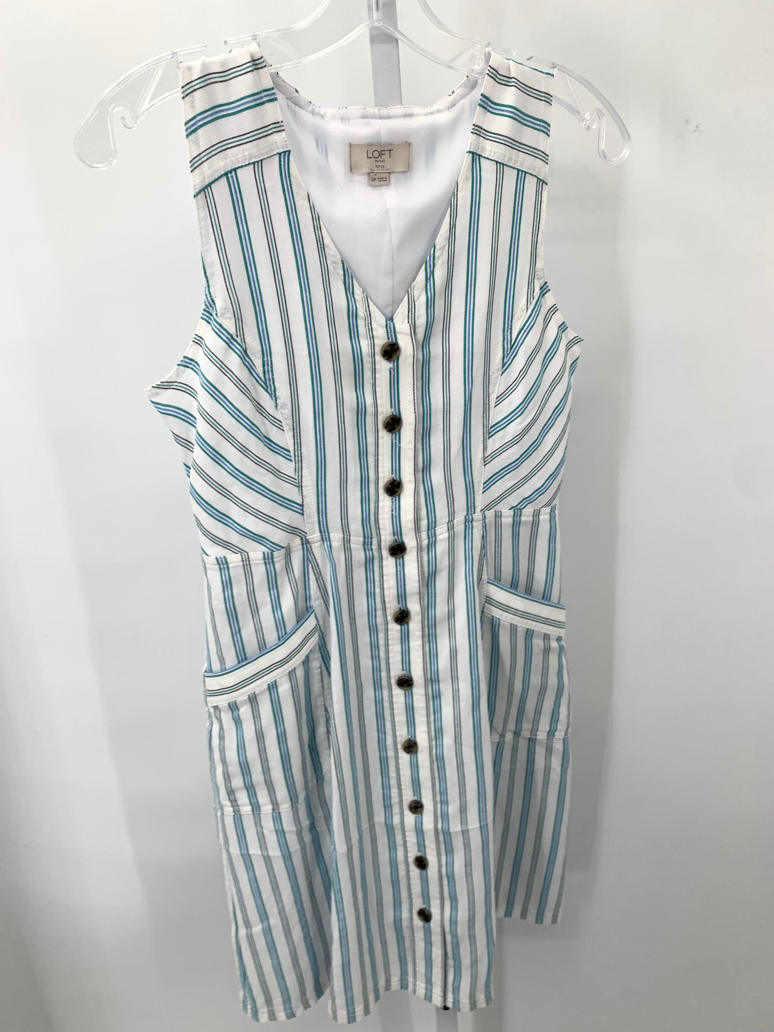 Loft Size 0 Petite Petite Sleeveless Dress