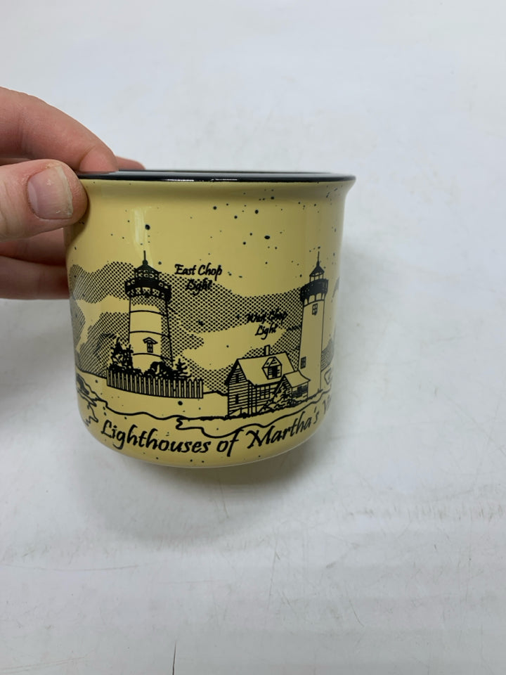 LIGHT HOUSES OF MARTHA VINEYARD MUG.