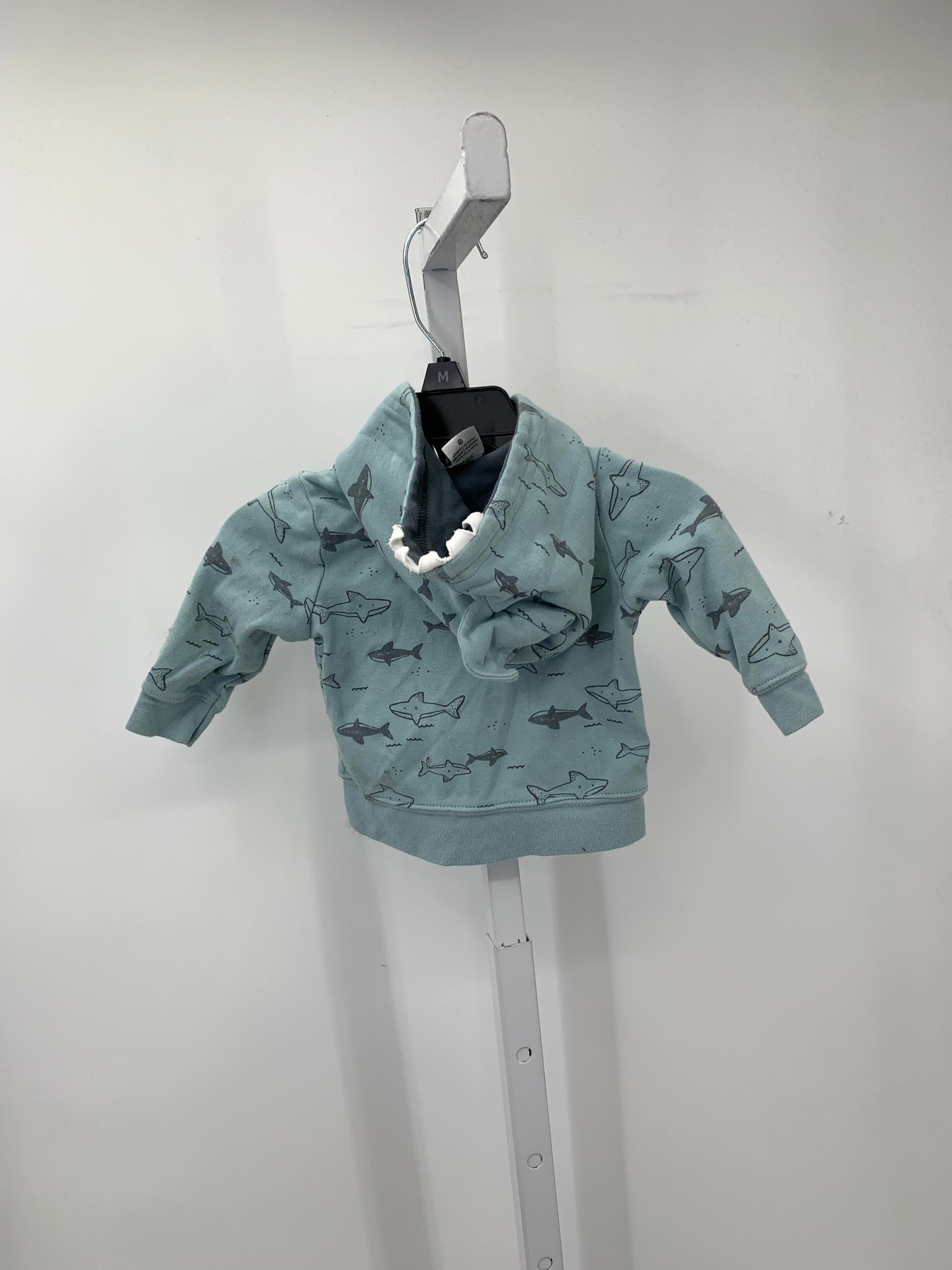 SHARKS HOODED ZIP KNIT