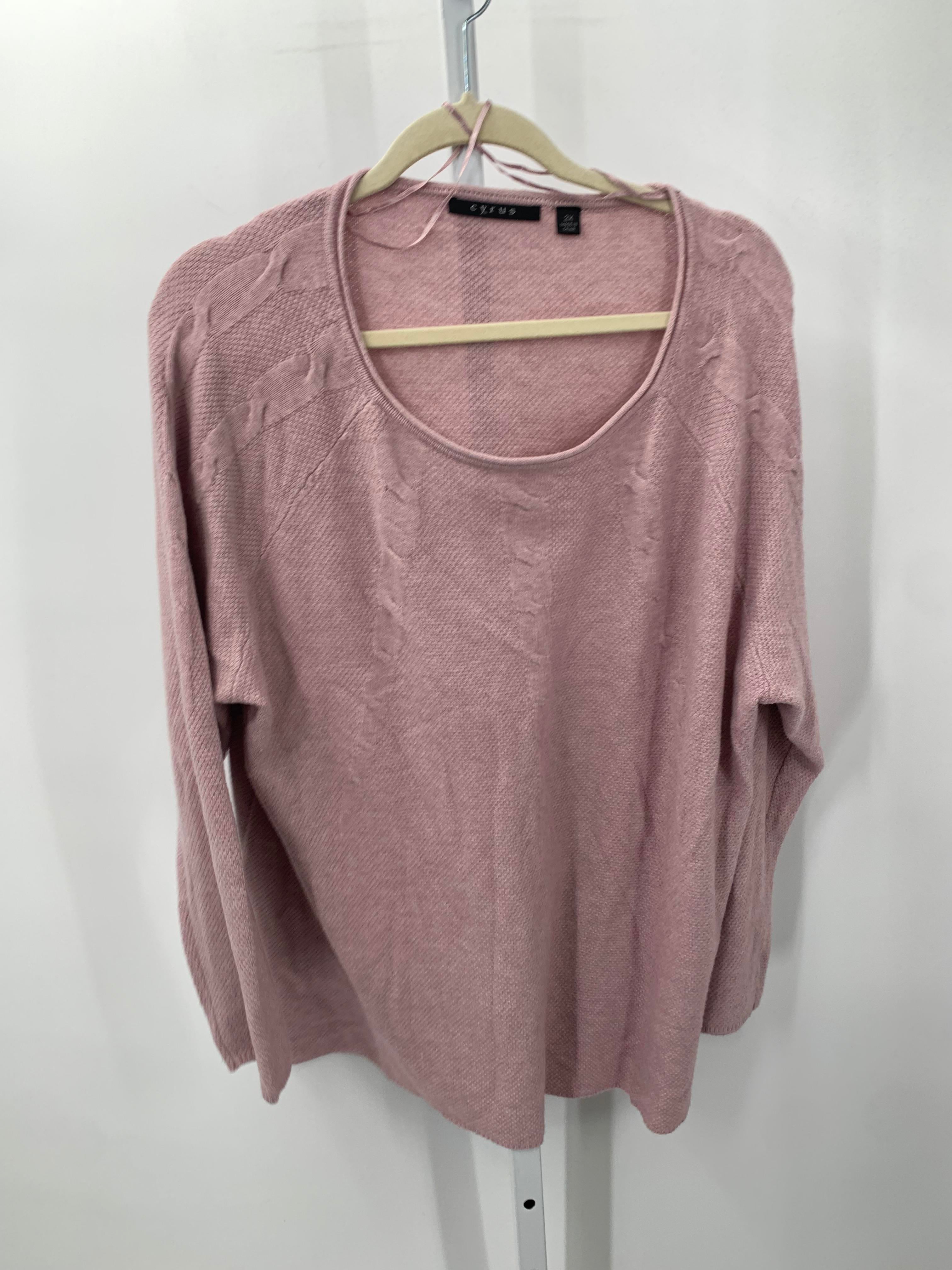 cyrus Size 2X Womens Long Slv Sweater