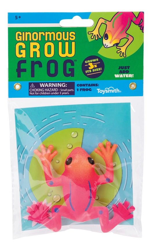 New Toysmith Ginormous Grow Frog
