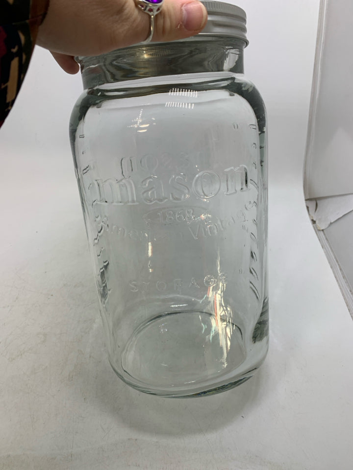 LARGE MASON JAR.
