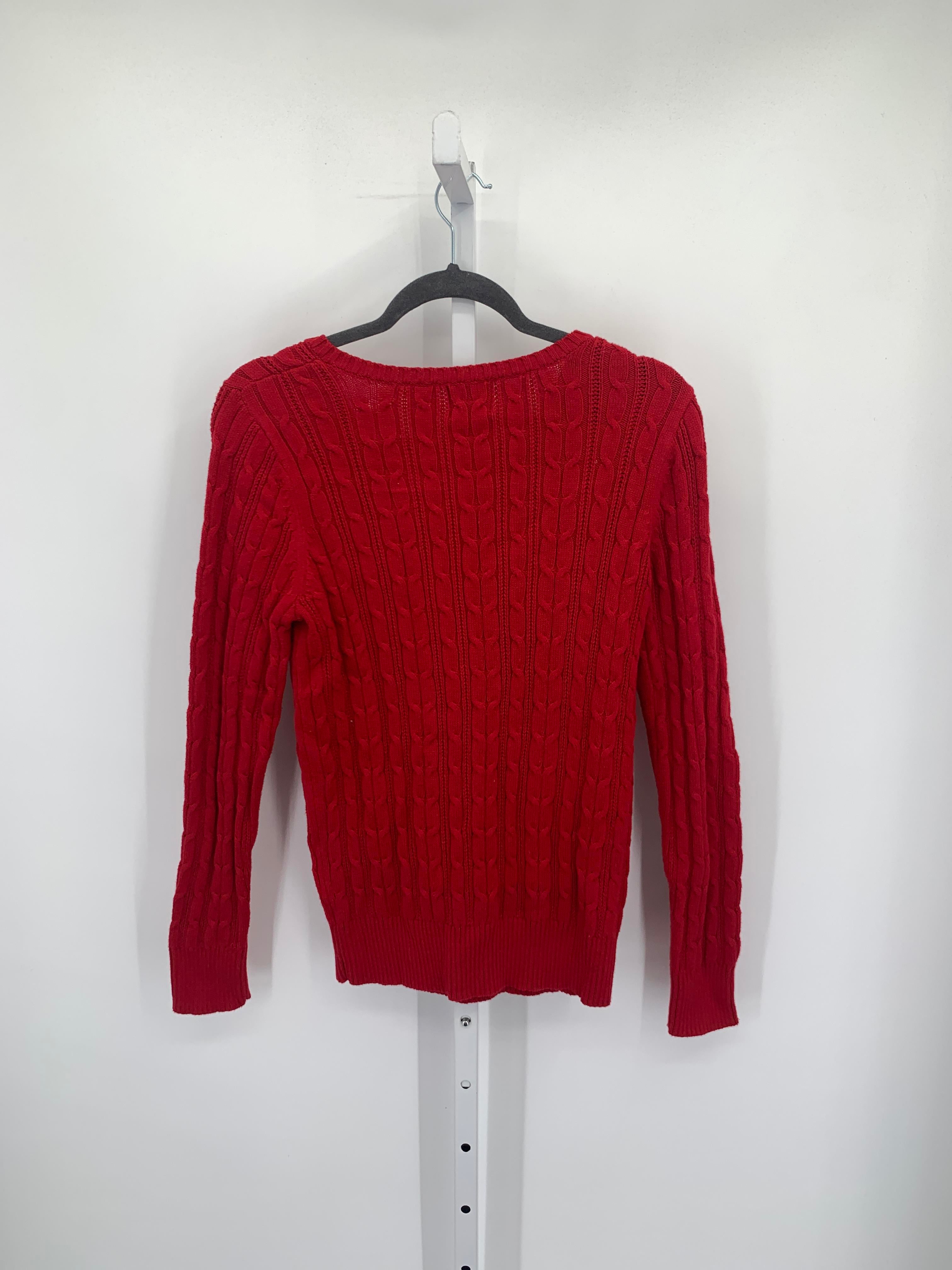 St. Johns Bay Size Medium Misses Long Slv Sweater