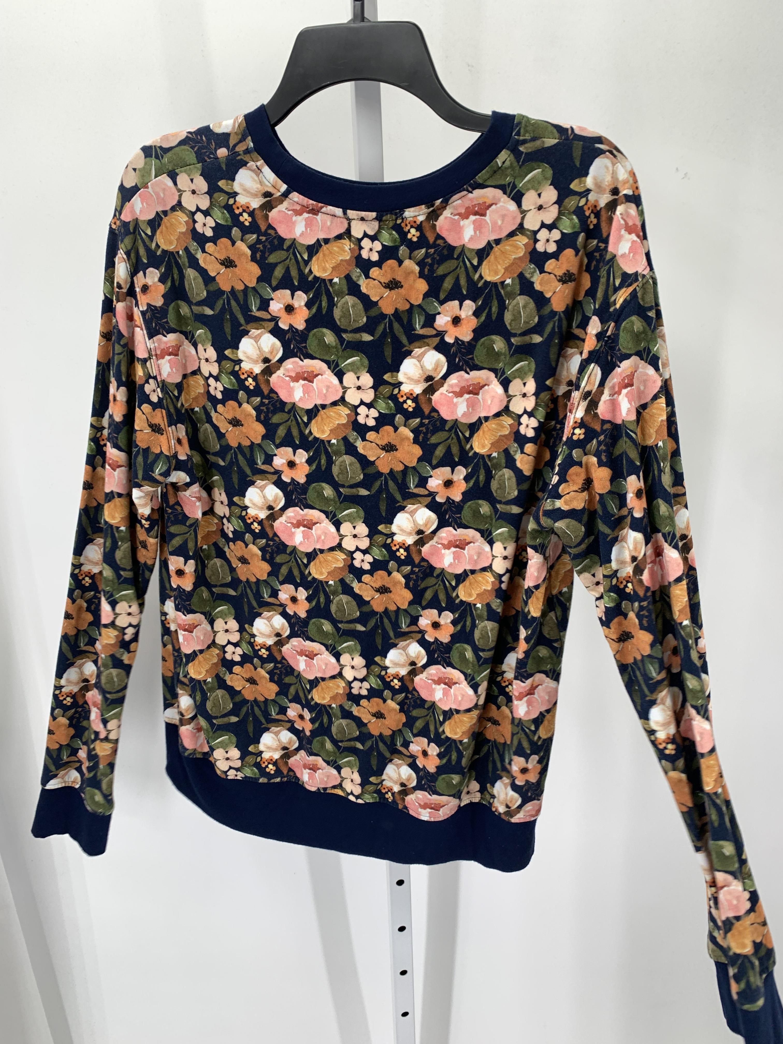 Mia & Tess Size Medium Misses Long Sleeve Shirt