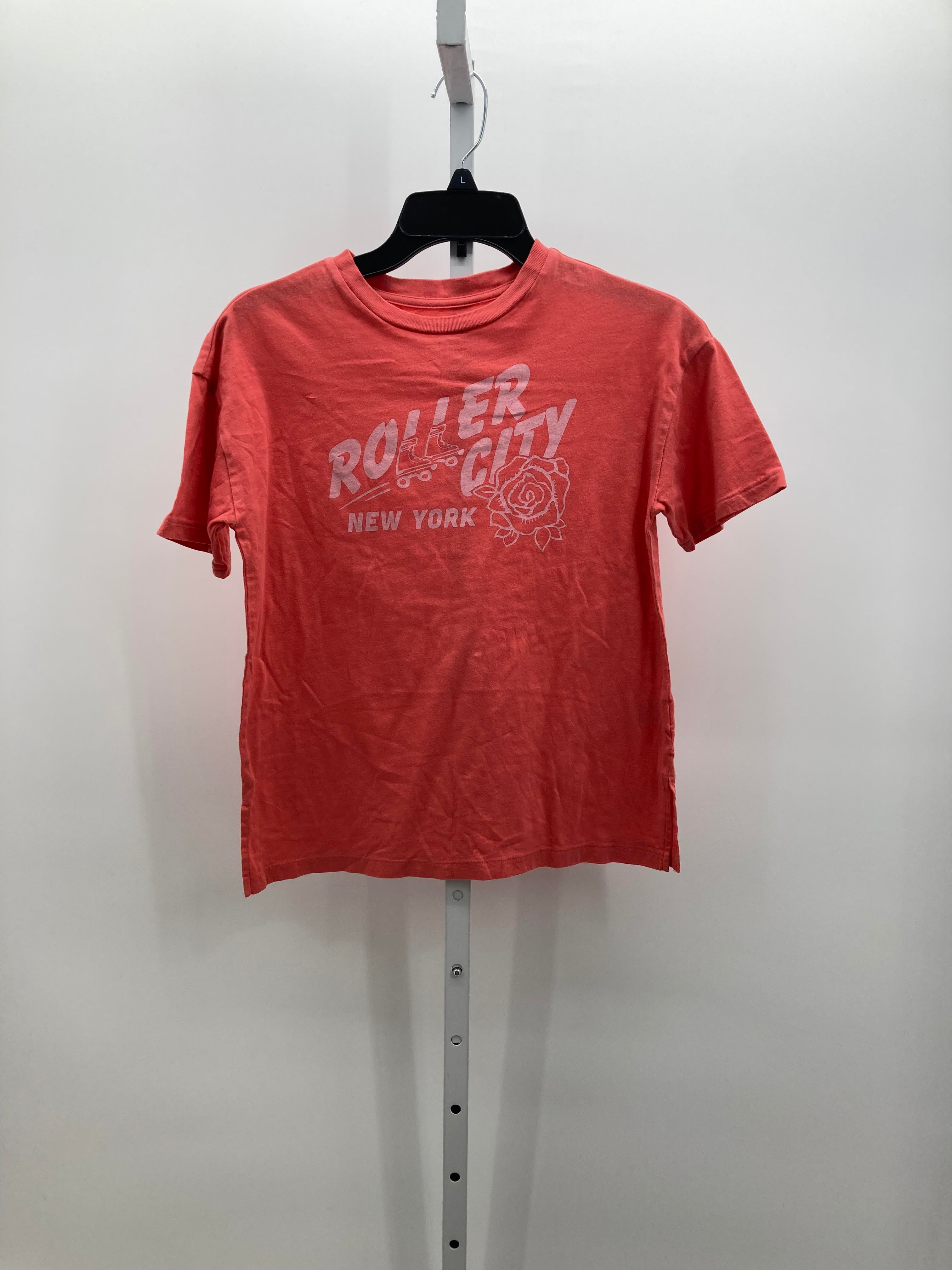 Free Assembly Size 7-8 Girls Short Sleeve Shirt