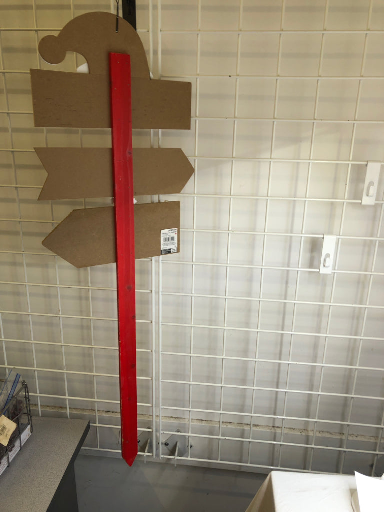 WELCOME, NORTH POLE, SANTAS WORKSHOP STACK.