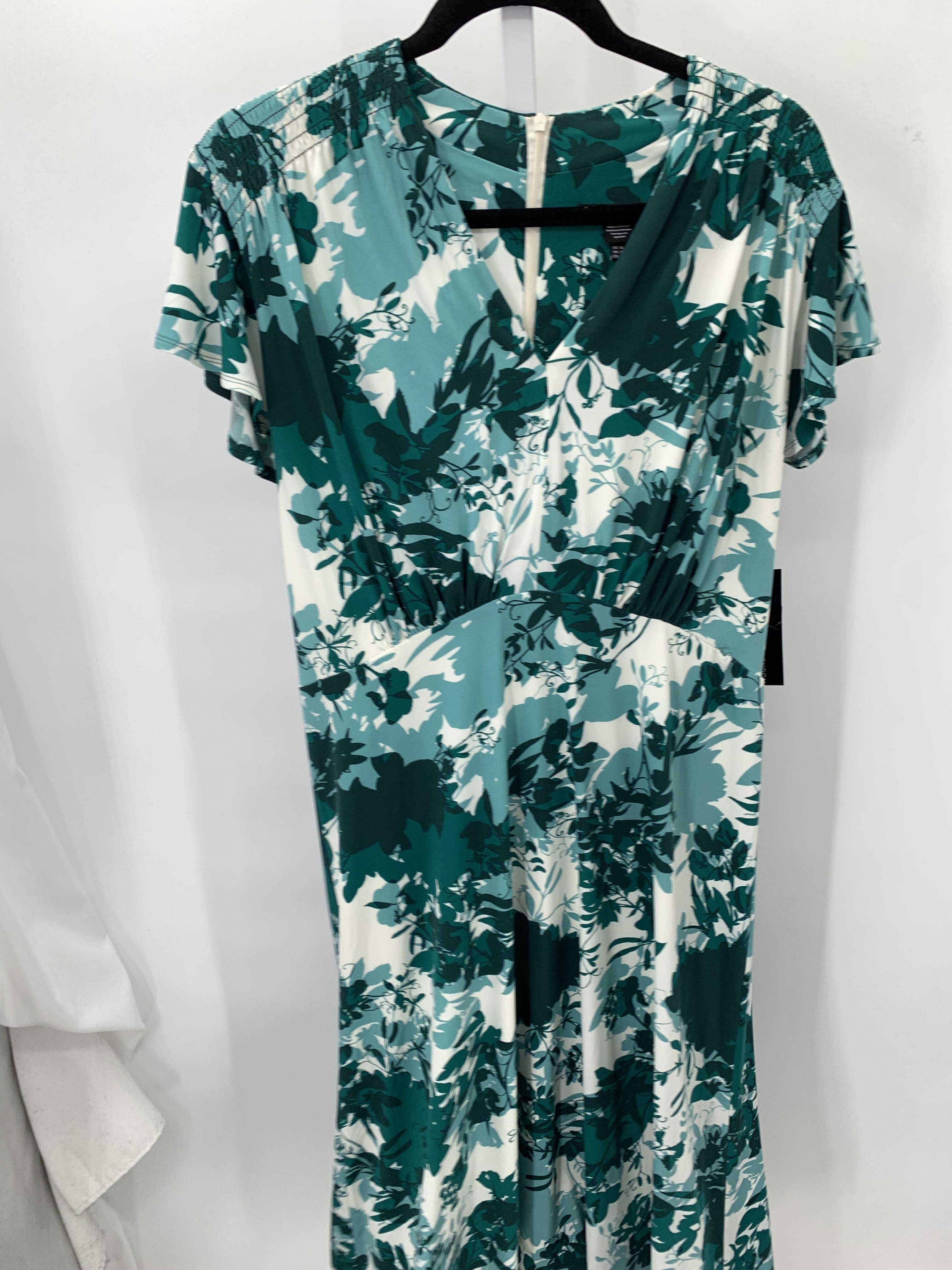 Maggy London Size 16 Misses Short Sleeve Dress