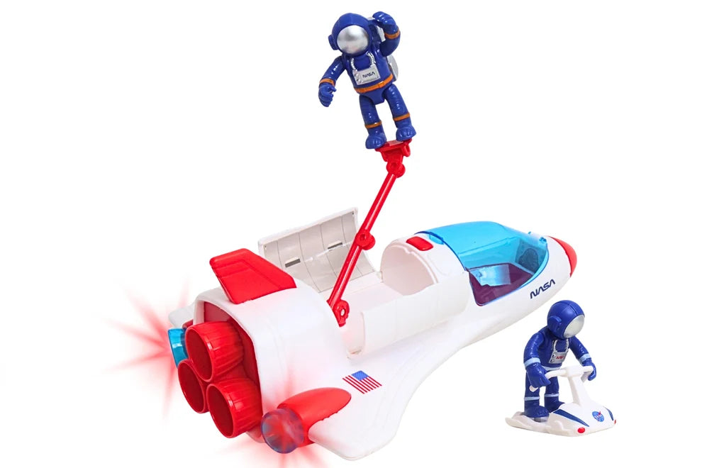 New SPACE ADVENTURE SPACE SHUTTLE W/2 ASTRONAUTS & VEHICLE