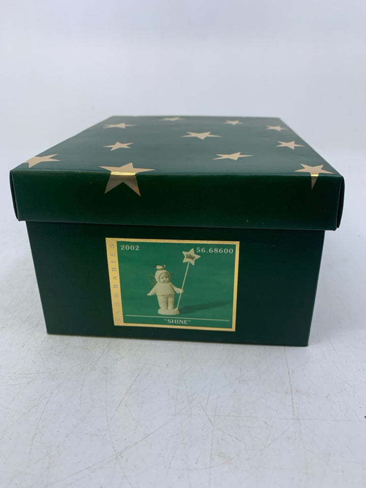 SNOWBABIES SHINE WITH STAR-2002 DEPT 56.