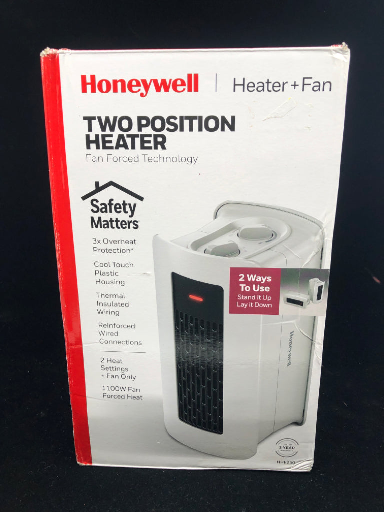 NIB HONEYWELL HEATER FAN.