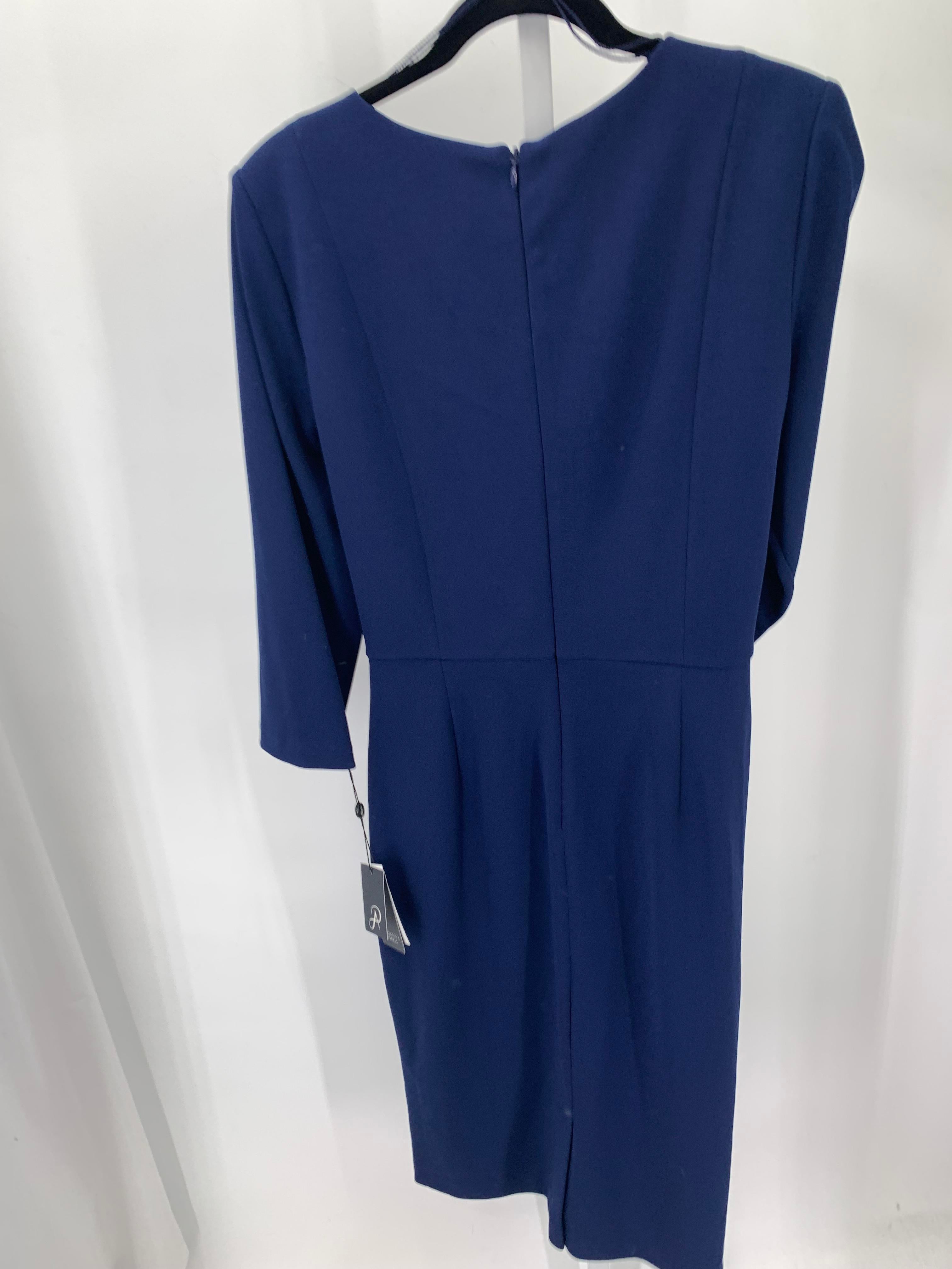 Adrianna Papell Size 14 Misses 3/4 Sleeve Dress