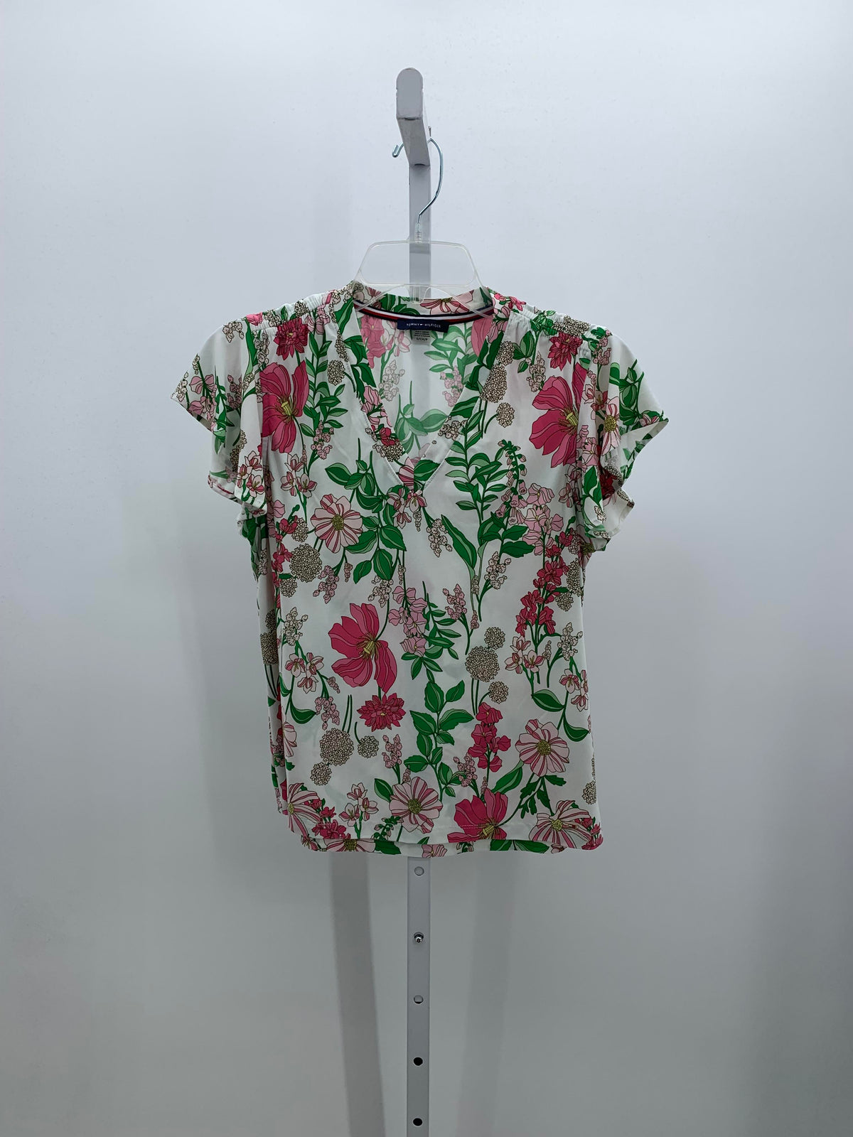 Tommy Hilfiger Size Small Misses Short Sleeve Shirt