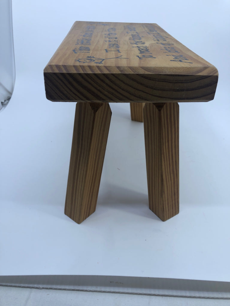LITTLE STOOL IS MINE- STEP STOOL.