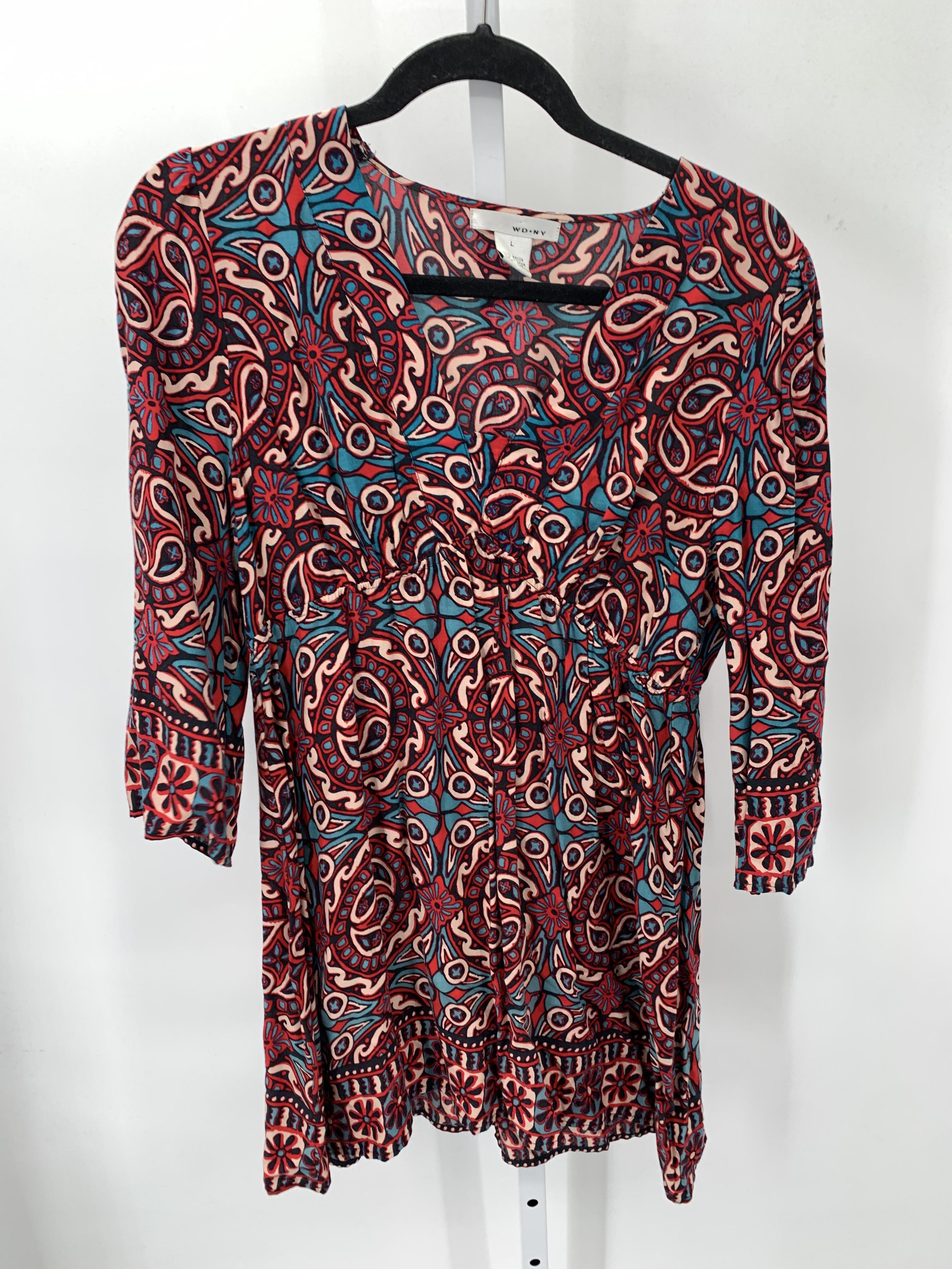 My Blankee Size Large Misses 3/4 Sleeve Dress