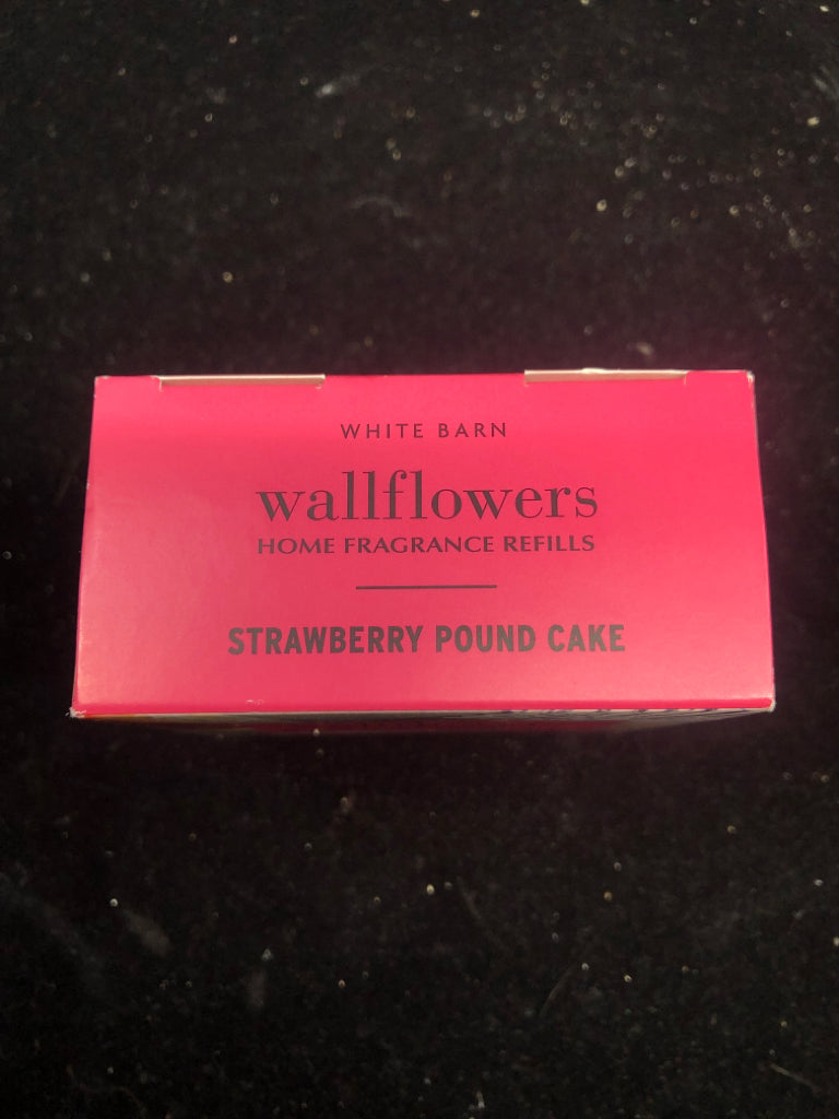 WHITE BARN STRAWBERRY POUNDCAKE WALLFLOWER REFILLS.