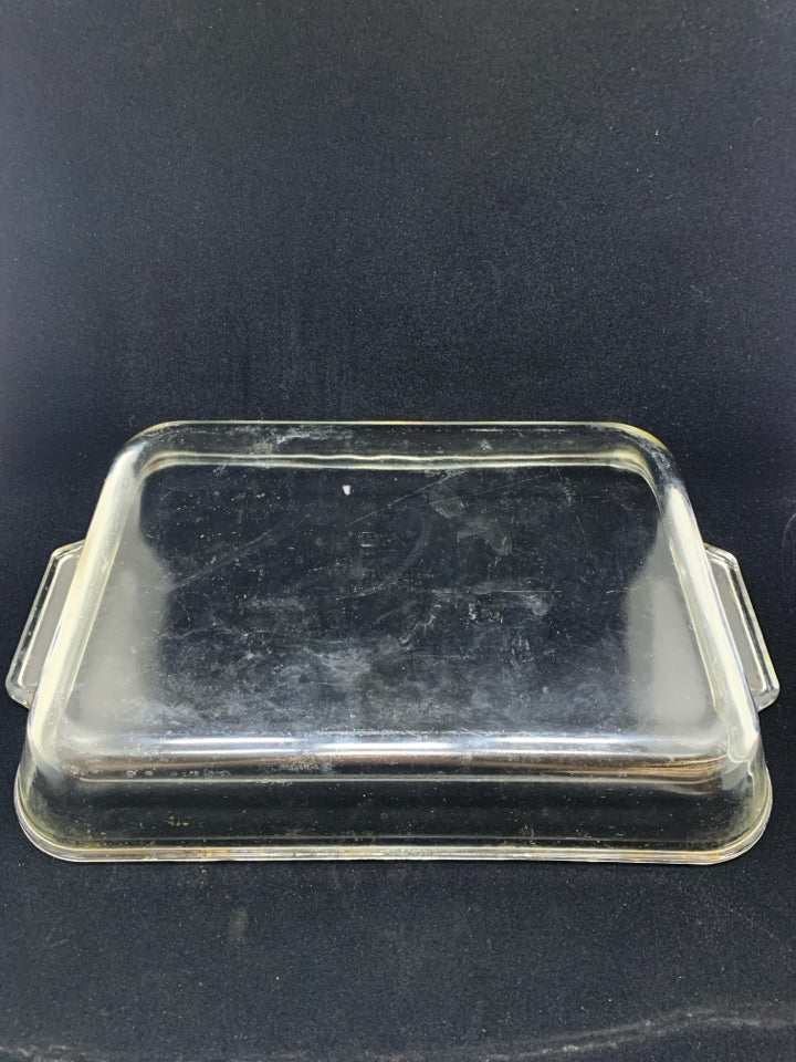 CLEAR ANCHOR HOCKING BAKING DISH.