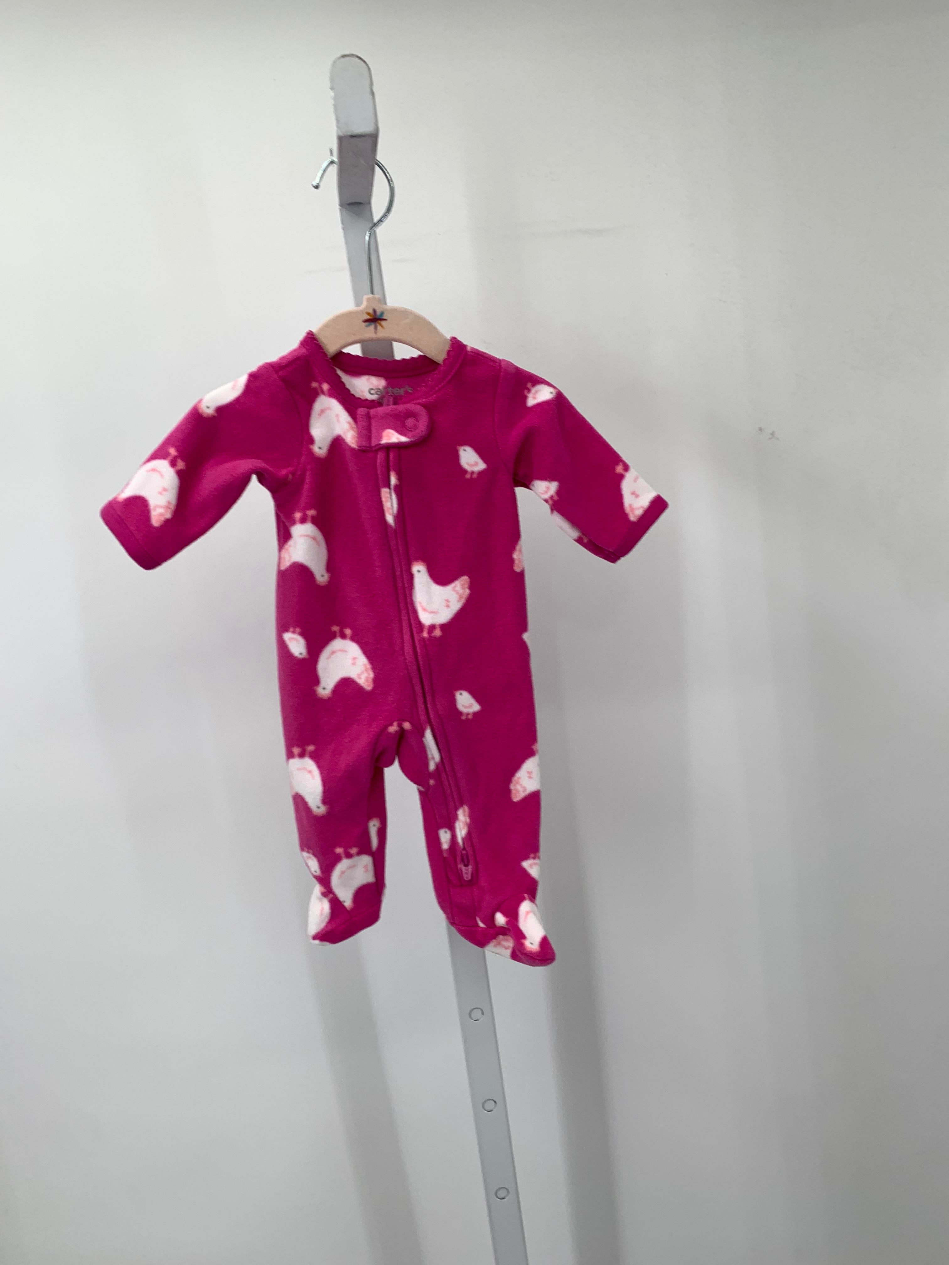 Carters Size Preemie Girls Long Slv. Romper