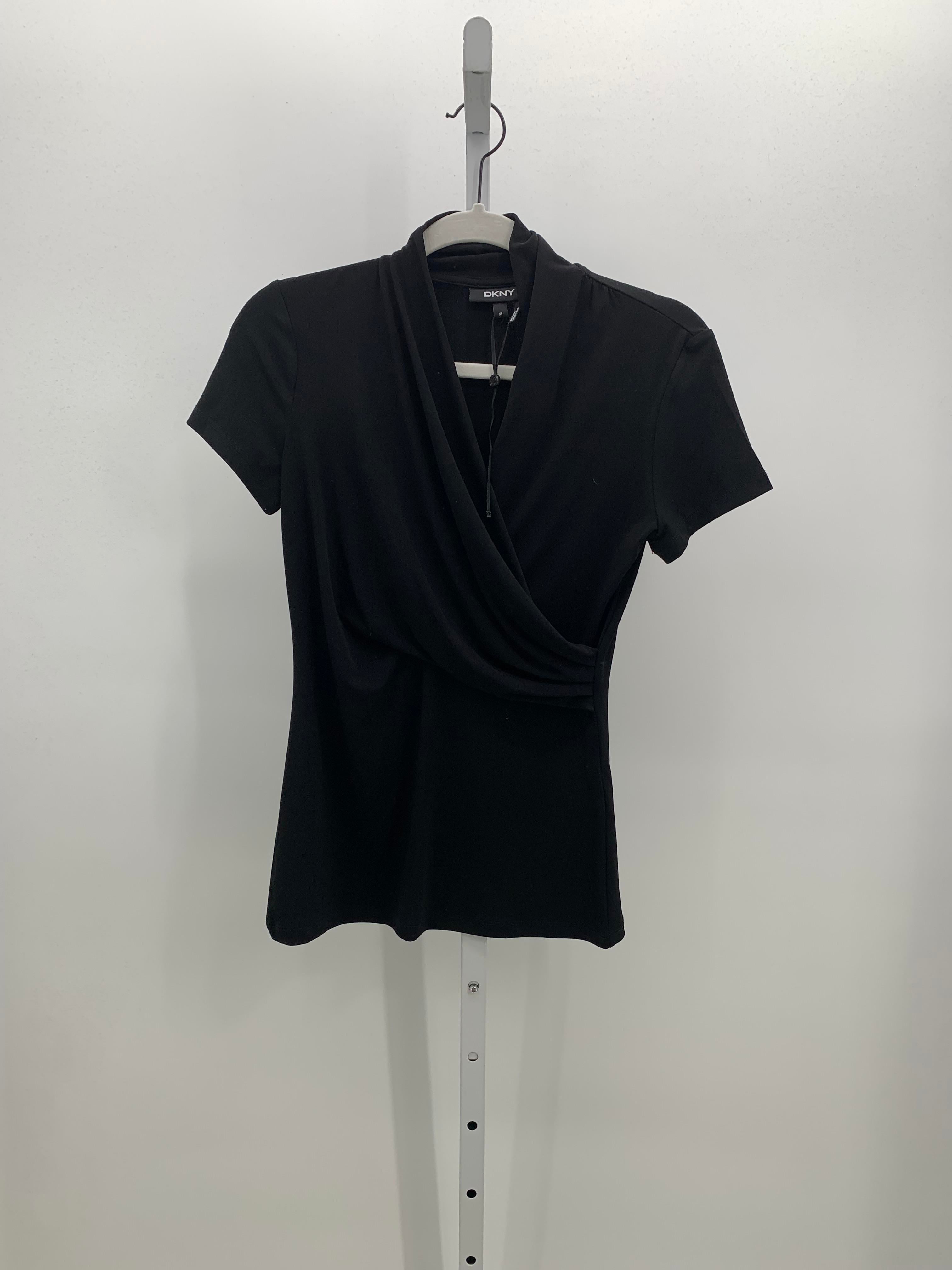 DKNY Size X Small Misses Short Sleeve Shirt