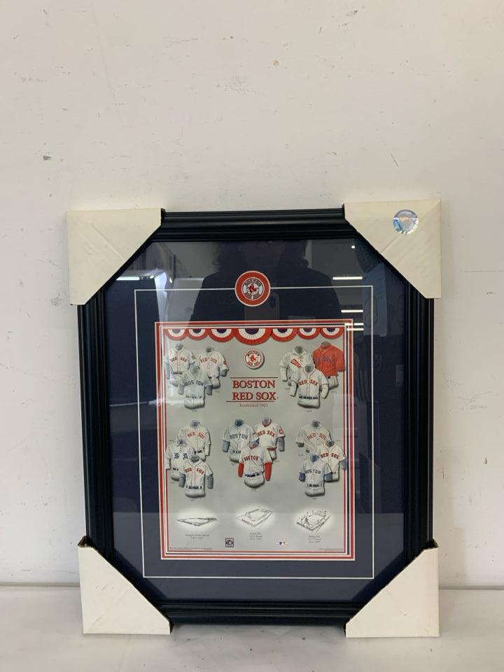 BOSTON RED SOX FRAMED PRINT.