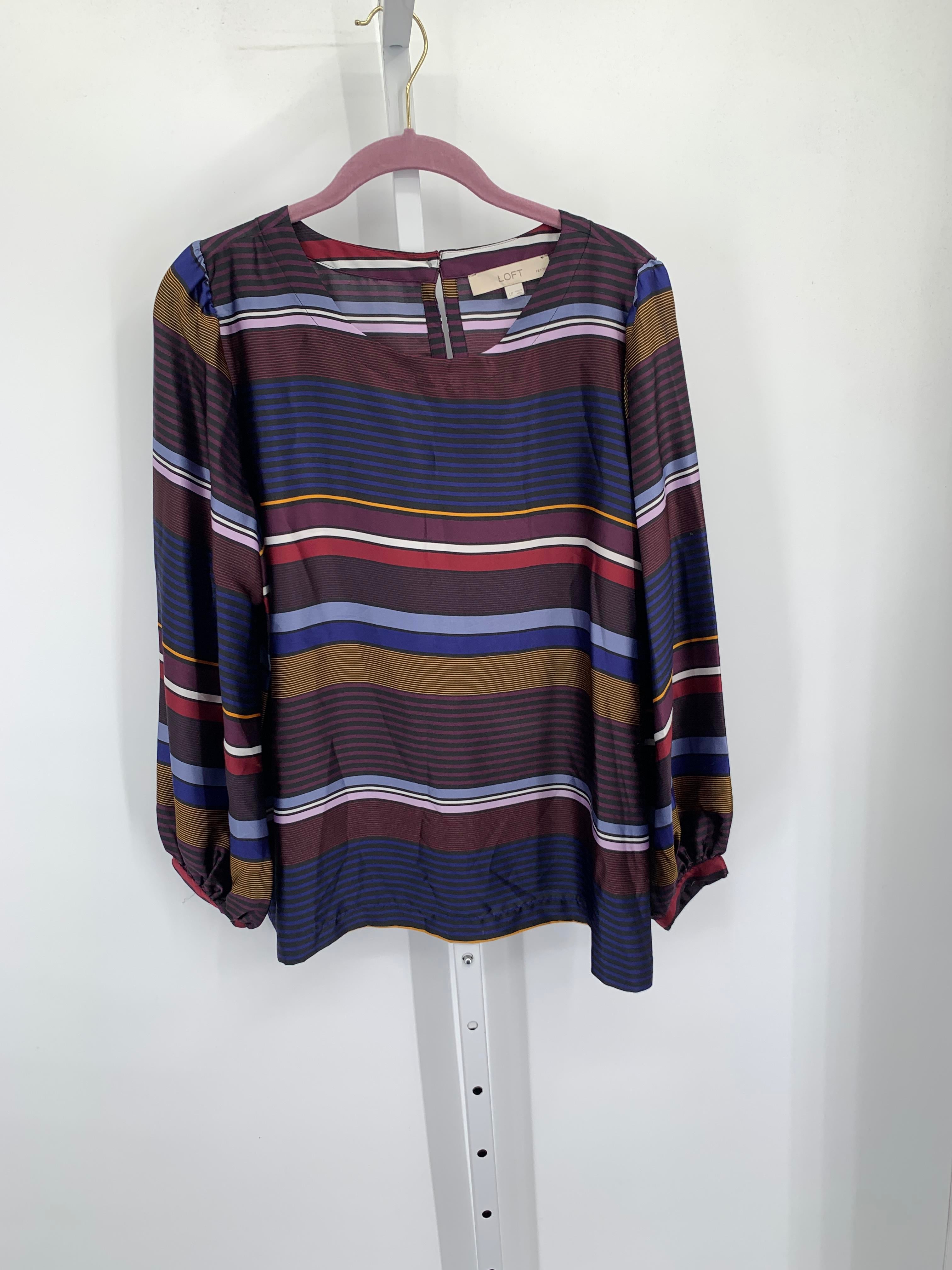 Loft Size Large Petite Petite Long Sleeve Shirt