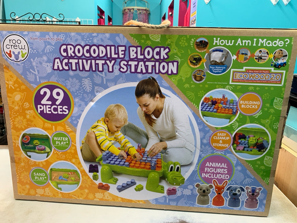 Crocodile Block activity station