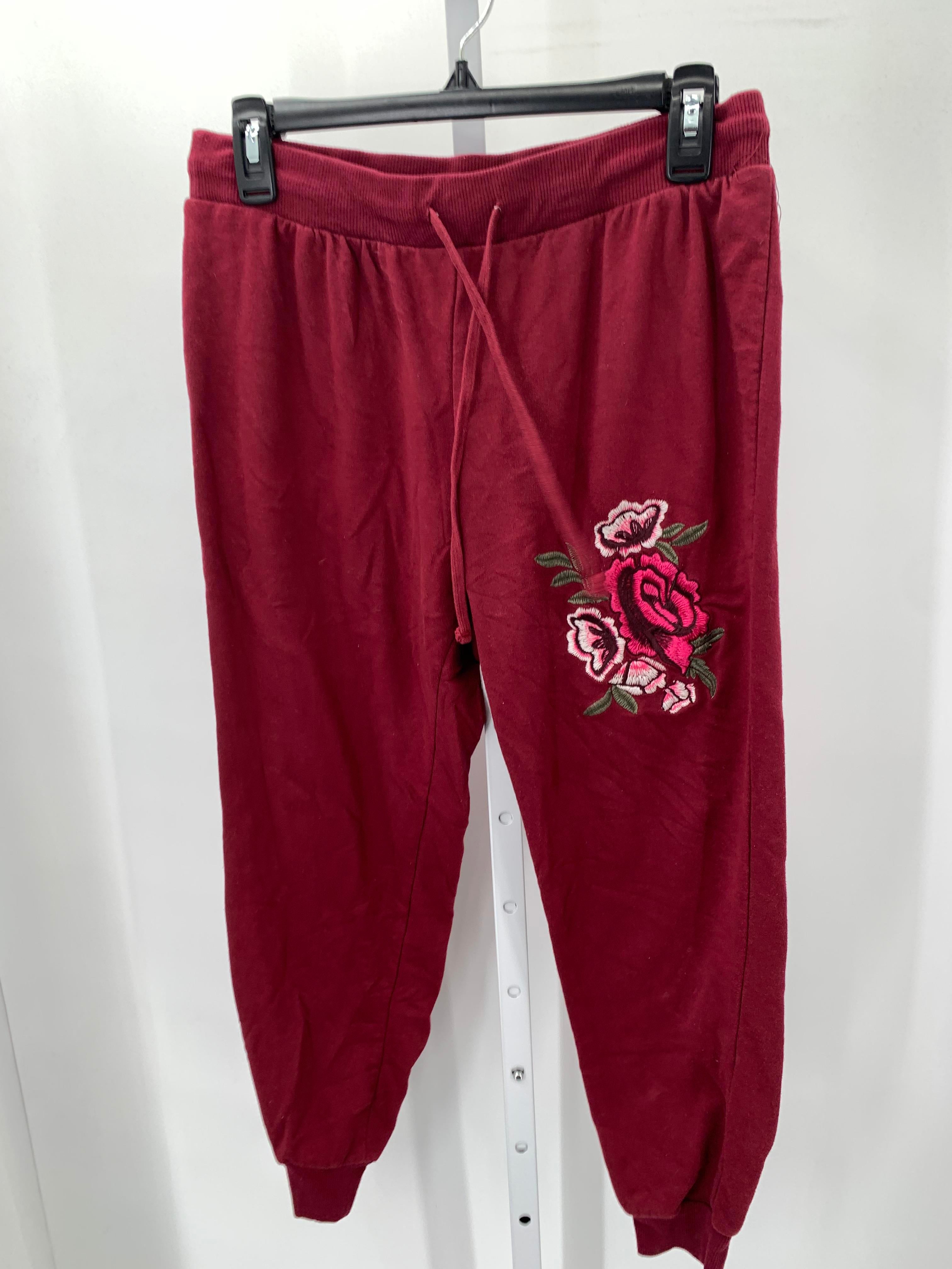 Ultra Pink Size Large Juniors Sweatpants