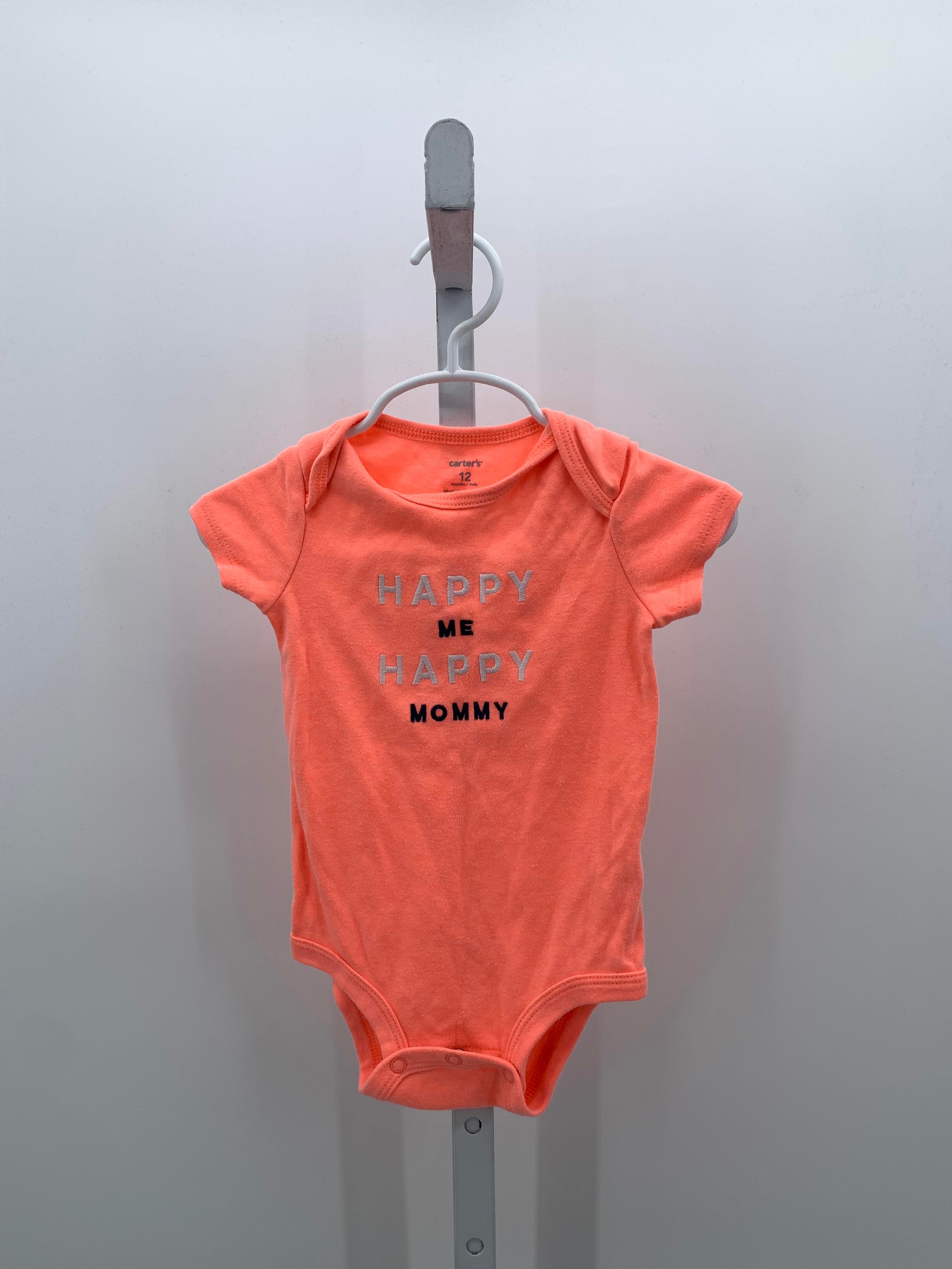 Carters Size 12 Months Girls Short Sleeve Shirt