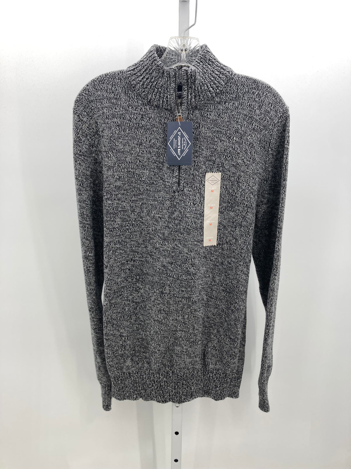 NEW PARTIAL ZIP RIBBED