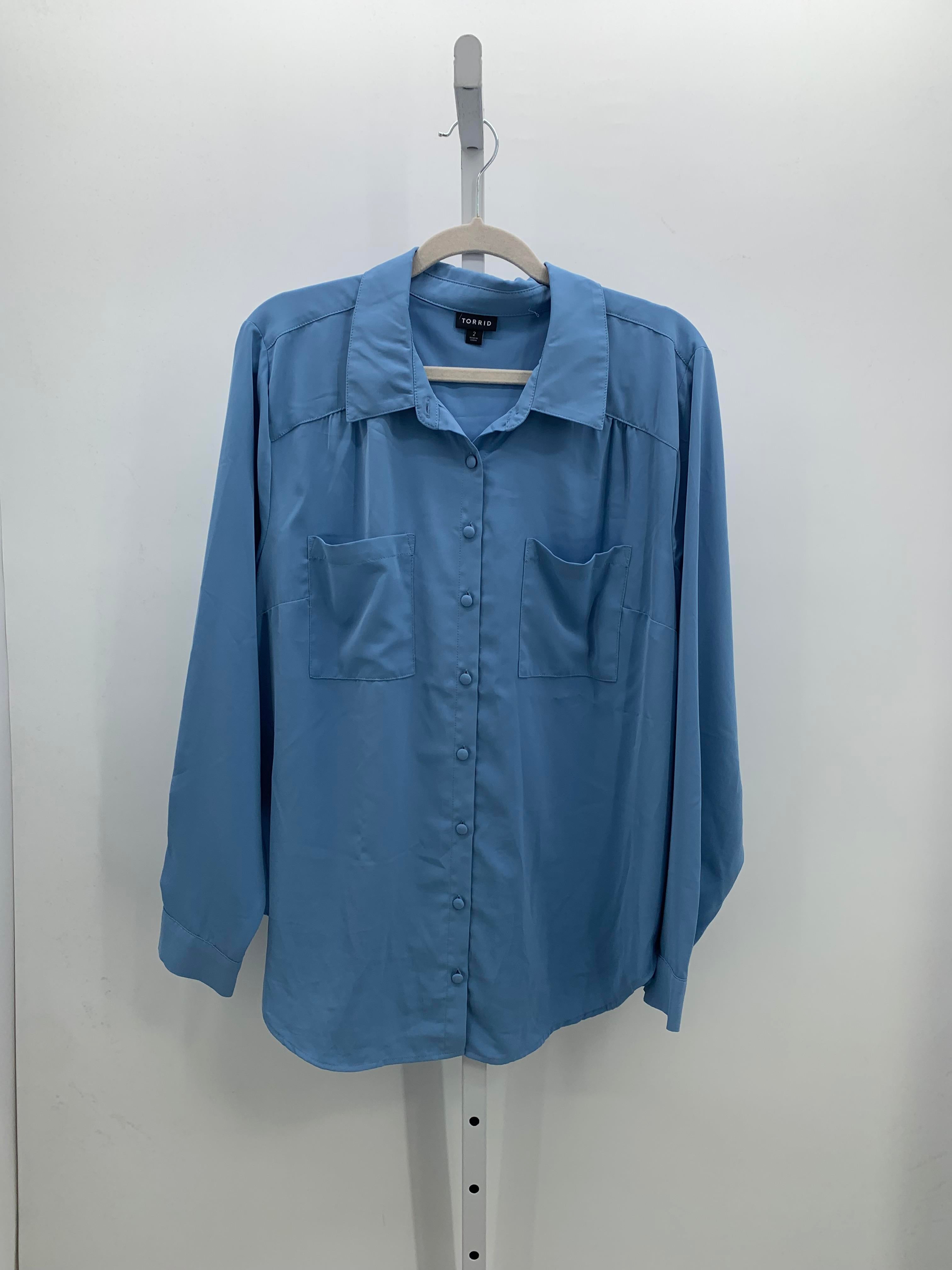 Torrid Size 2X Womens Long Sleeve Shirt