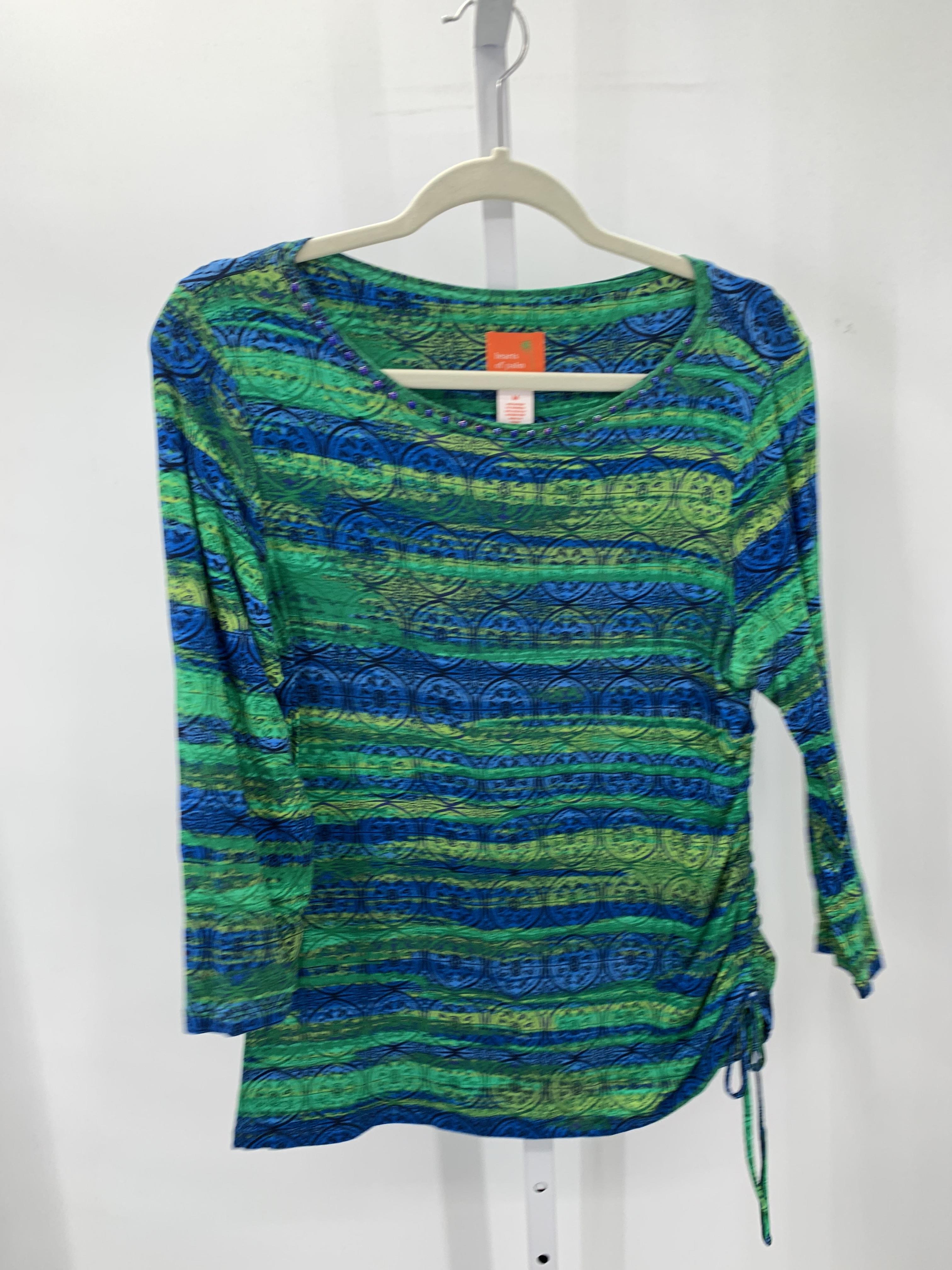 Size Medium Misses 3/4 Sleeve Shirt