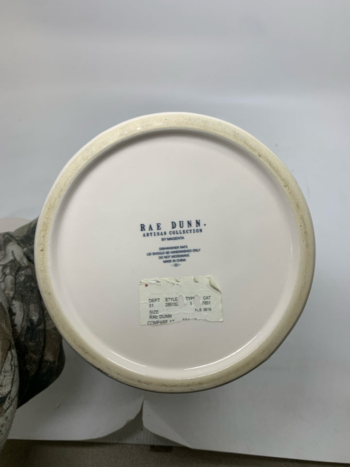 CERAMIC SNACK CANISTER.