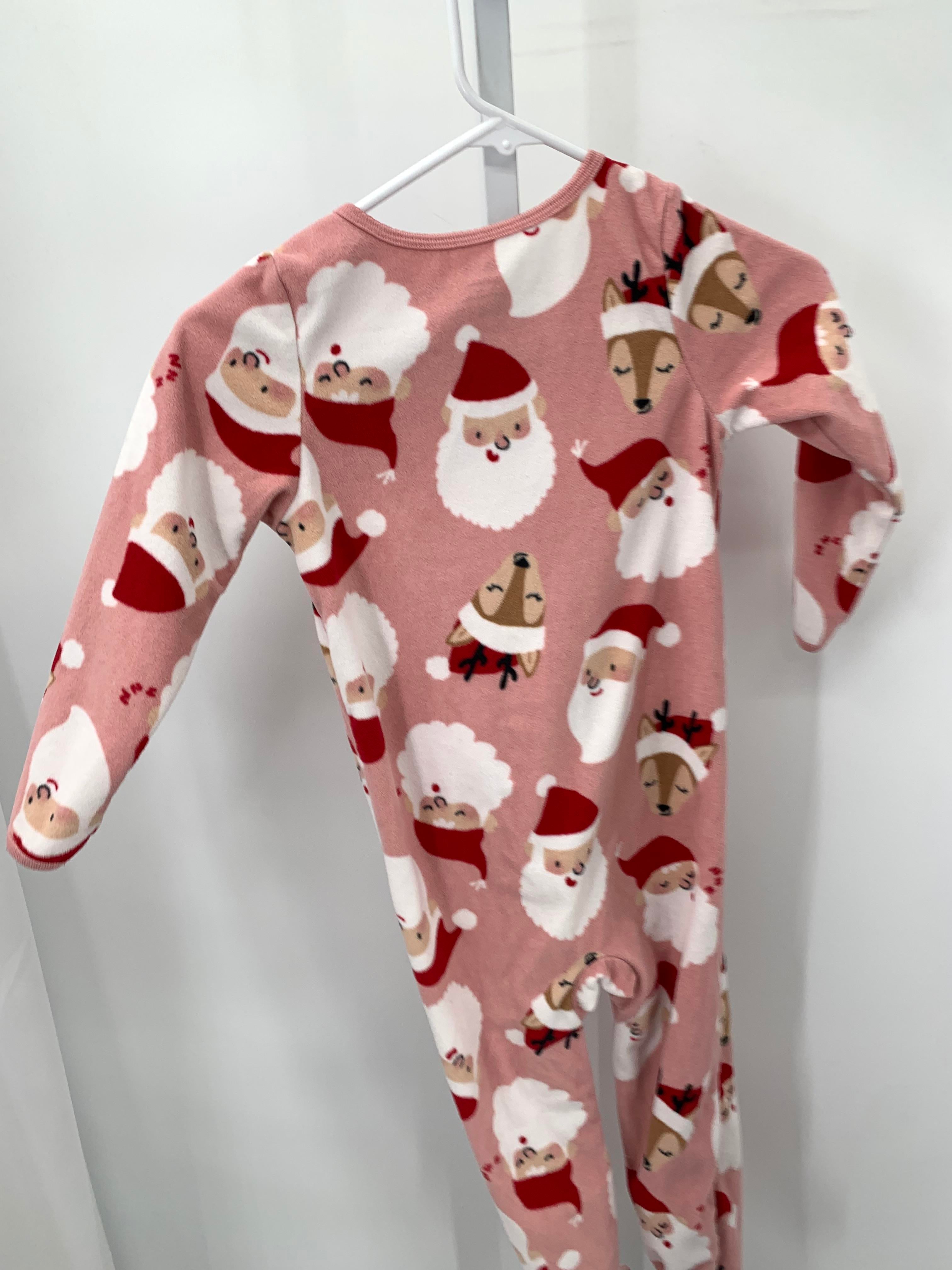 FLEECE SLEEPER SANTA AND REINDEER