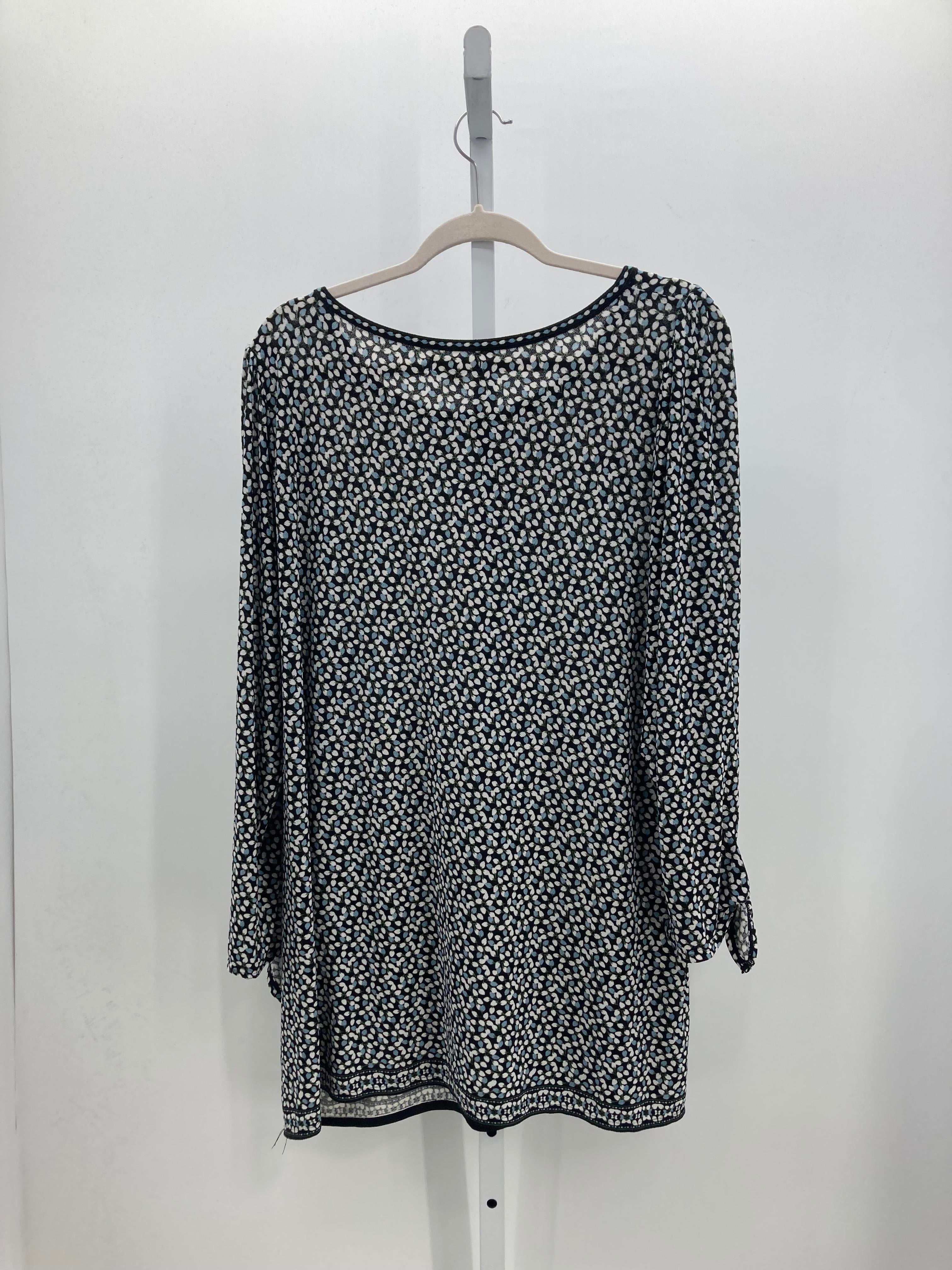 Max Studio Size 2X Womens Long Sleeve Shirt