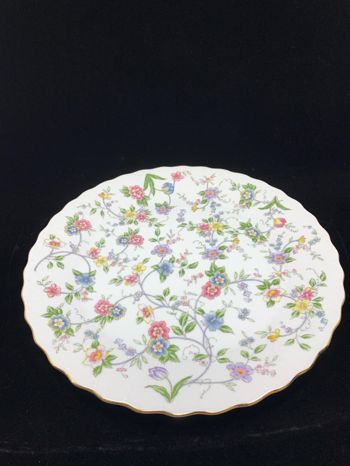 CORONA FLORAL SERVING PLATTER.